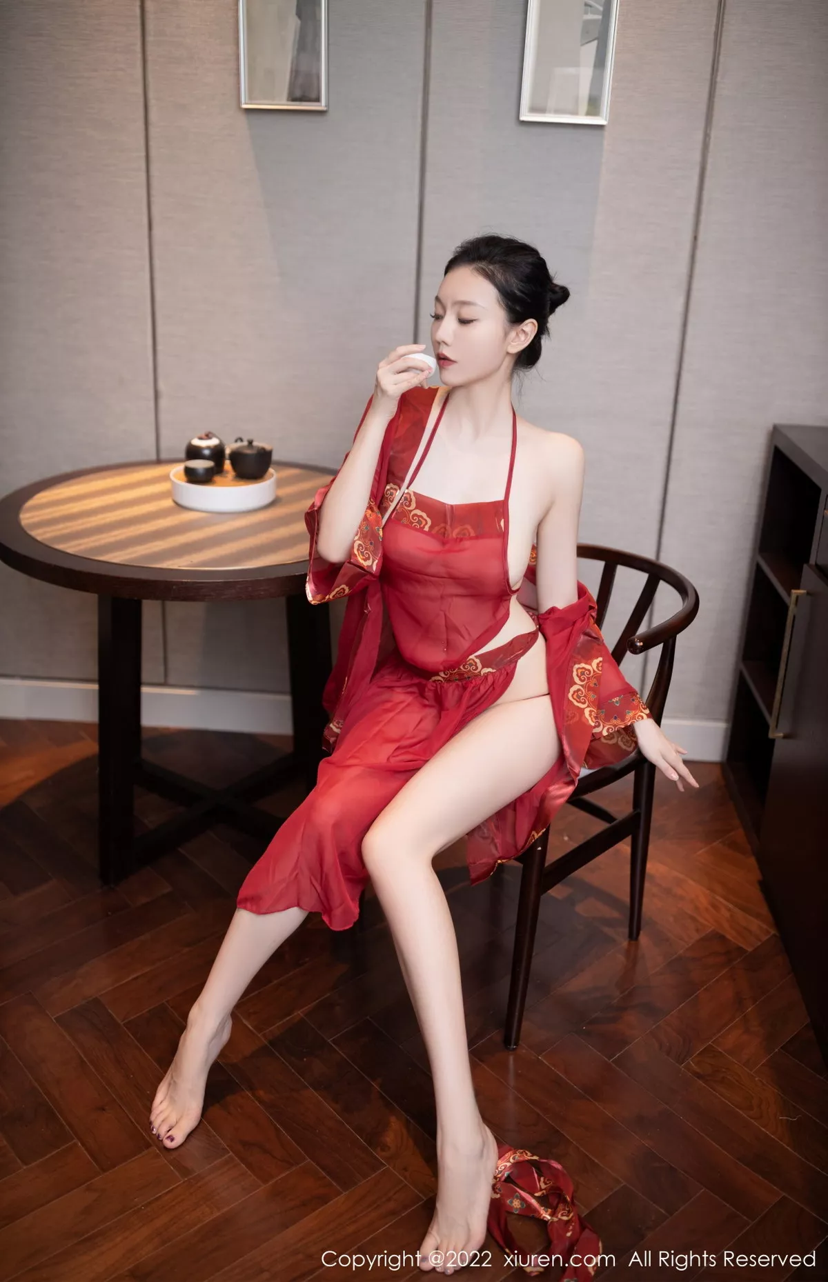 秀人集.com_[XiuRen秀人网]No.5992_模特安然anran性感红色轻透薄纱布兜秀曼妙身姿惹火诱惑写真80P