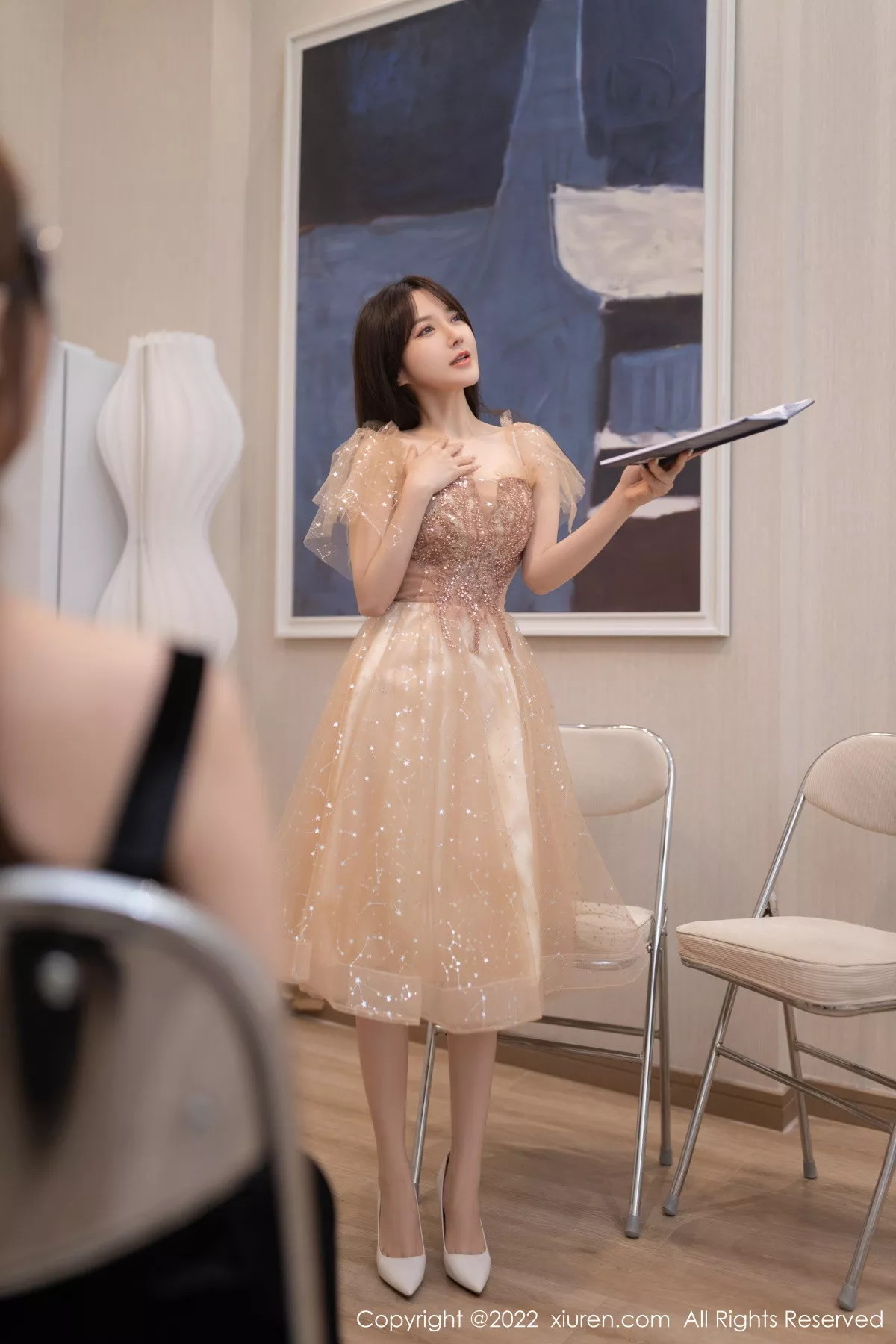 秀人集.com_[XiuRen秀人网]No.6011_模特鱼子酱Fish粉色收身上衣配牛仔裤半脱秀曼妙身姿诱惑写真84P