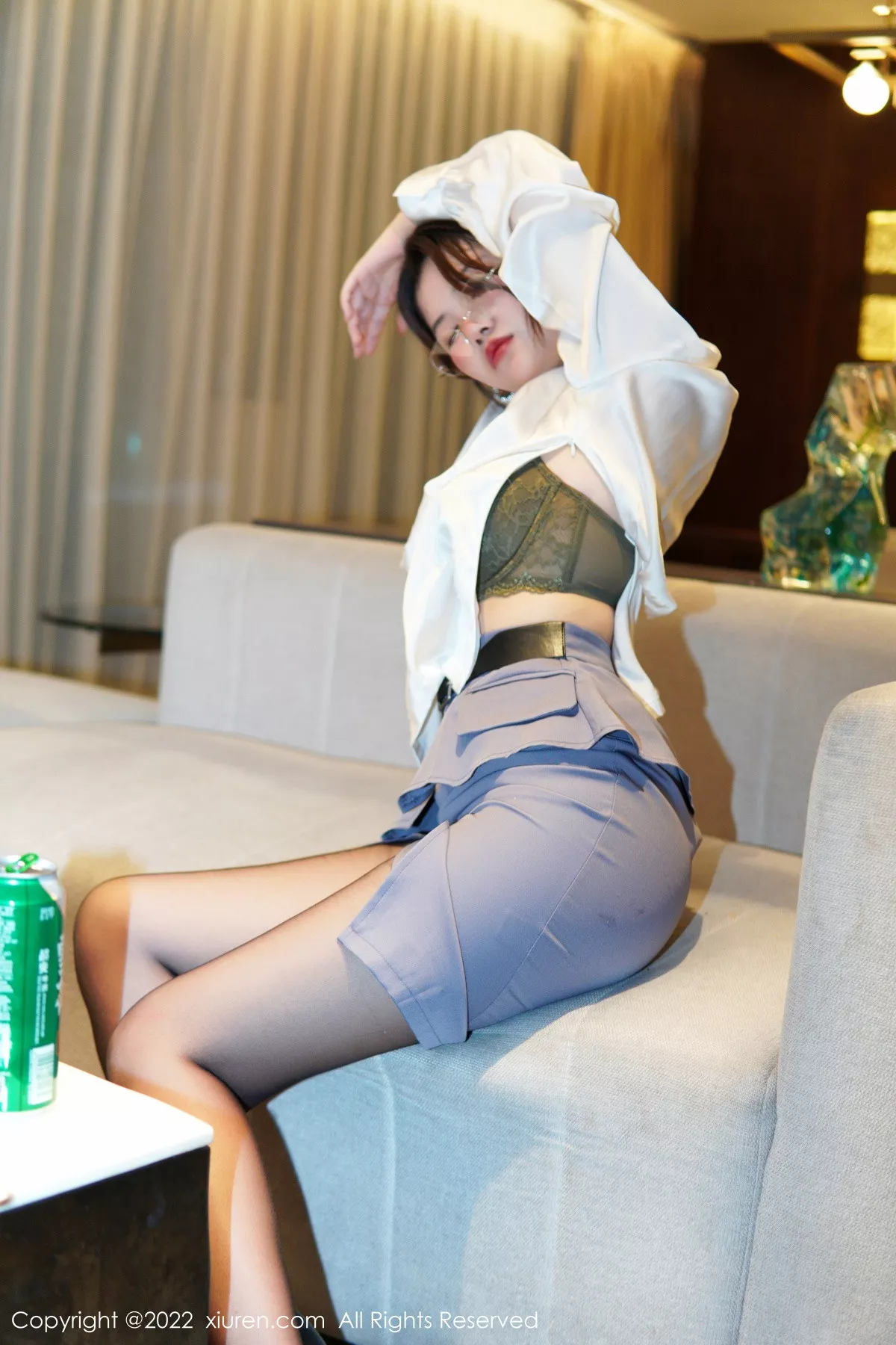 秀人集.com_[XiuRen秀人网]No.6028_模特奈奈子醉酒女教师主题半脱露绿灰色蕾丝内衣撩人诱惑写真79P