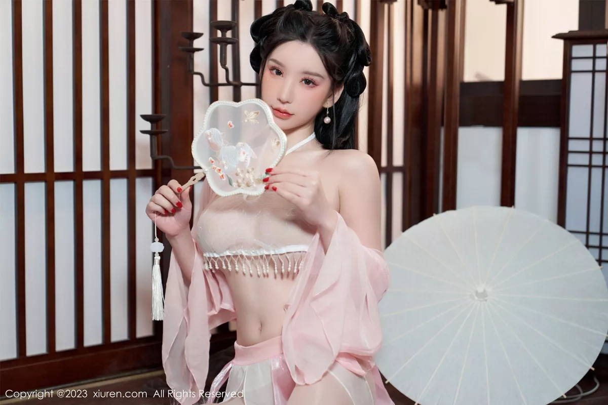 秀人集.com_[XiuRen秀人网]No.6217_女神周于希Sally性感粉色古装服饰配超薄无内肉丝惹火诱惑写真85P