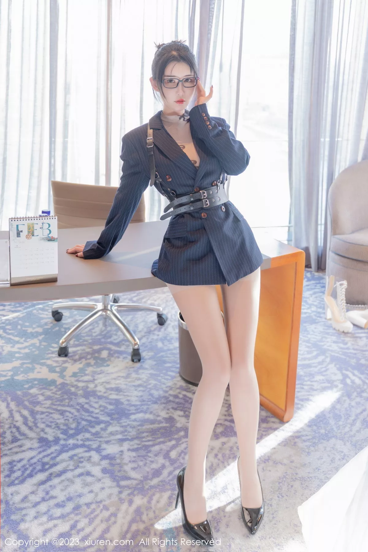 秀人集.com_[XiuRen秀人网]No.6255_模特夏沫沫tifa私人秘书主题性感超薄肉丝秀完美身材诱惑写真62P