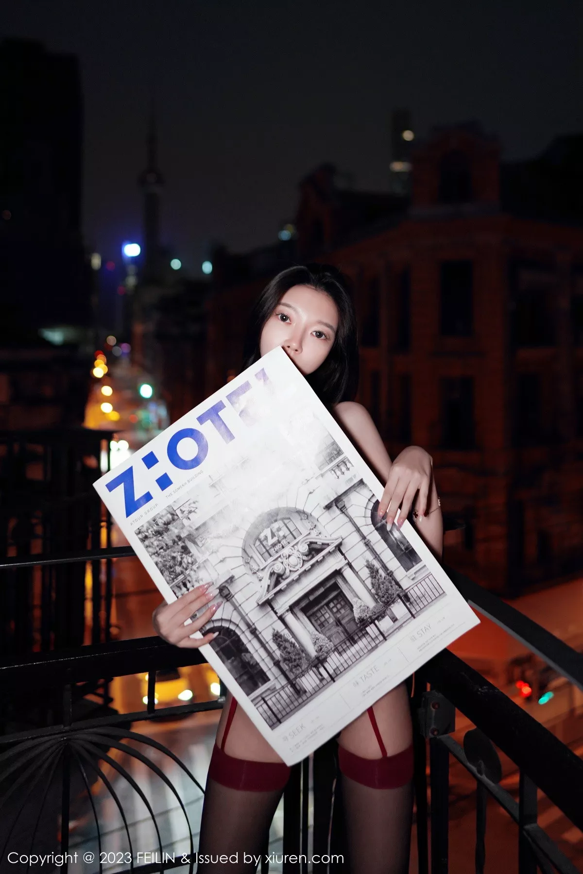 秀人集.com_[FeiLin嗲囡囡]VOL.464_女神冯木木LRIS私房脱白色睡袍露黑色内衣配黑丝吊袜诱惑写真89P