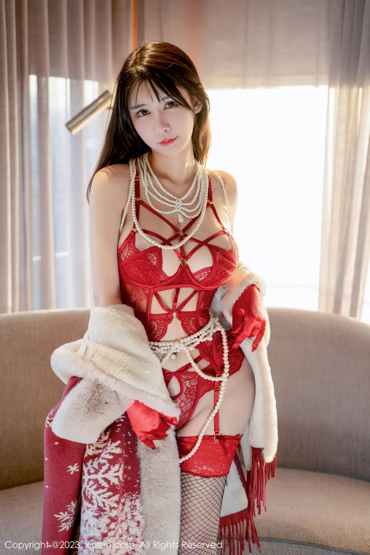 秀人集.com_[XiuRen秀人网]No.6188_模特夏沫沫tifa阳朔旅拍性感红色情趣内衣配黑丝吊袜诱惑写真62P