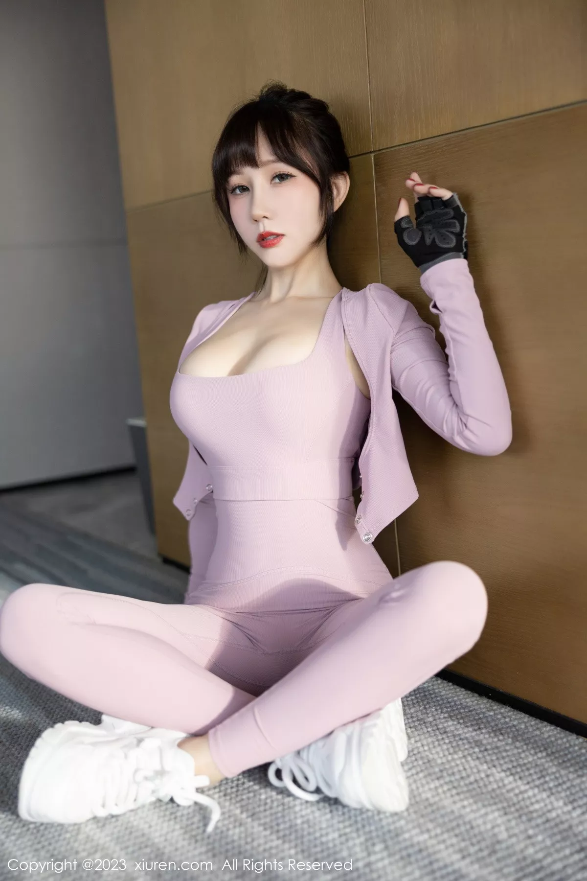 秀人集.com_[XiuRen秀人网]No.6291_模特波巧酱健身房半脱性感粉色运动装秀苗条曼妙身姿诱惑写真80P