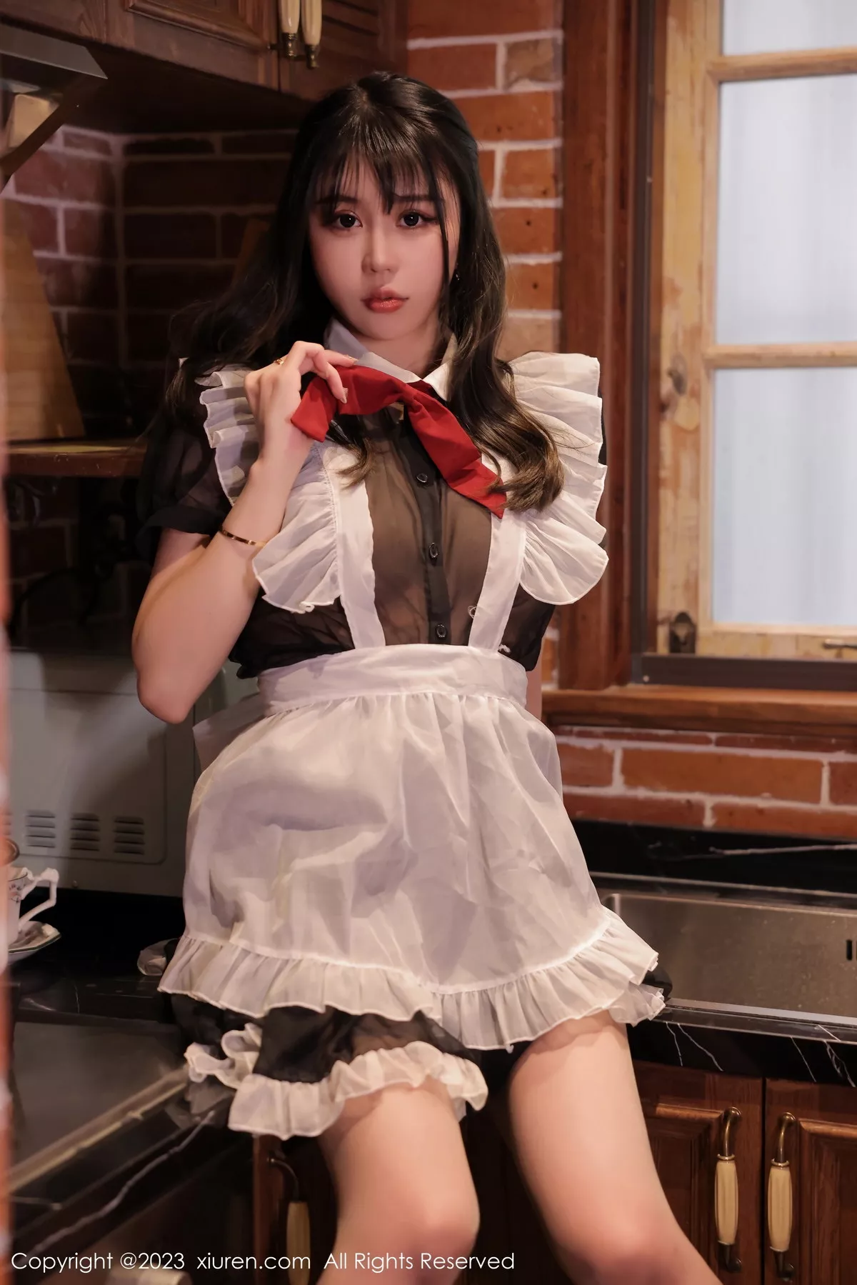 秀人集.com_[XiuRen秀人网]No.6310_模特tina_甜仔性感真空女仆装配超薄灰丝袜秀凹凸身材诱惑写真62P