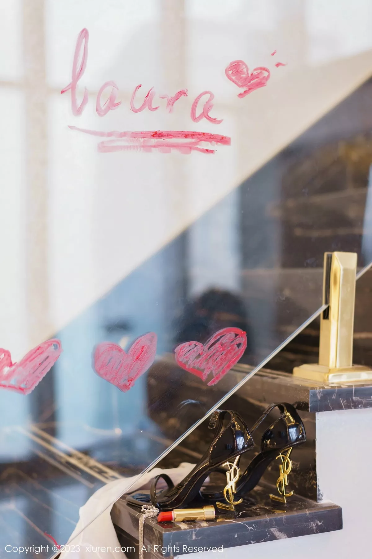 秀人集.com_[XiuRen秀人网]No.6319_模特laura阿姣黑色吊带连衣短裙配渐变丝袜秀完美身材诱惑写真78P