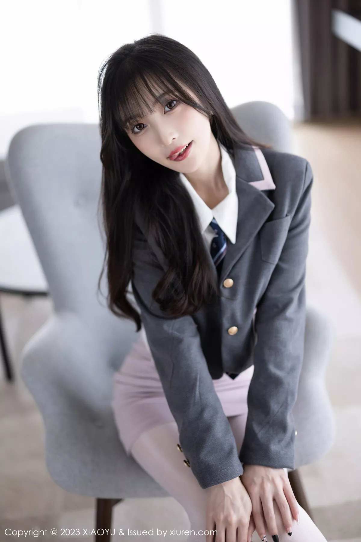 秀人集.com_[XiaoYu画语界]Vol.996_模特林星阑性感粉色情趣护士服配蕾丝吊袜秀惹火身材诱惑写真87P