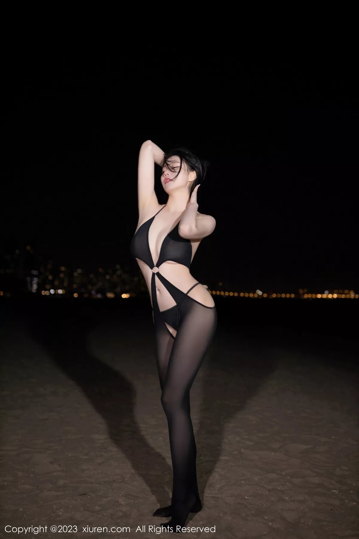 秀人集.com_[XiuRen秀人网]No.6524_模特安然anran私房性感黑色情趣连体衣秀曼妙身姿惹火诱惑写真83P