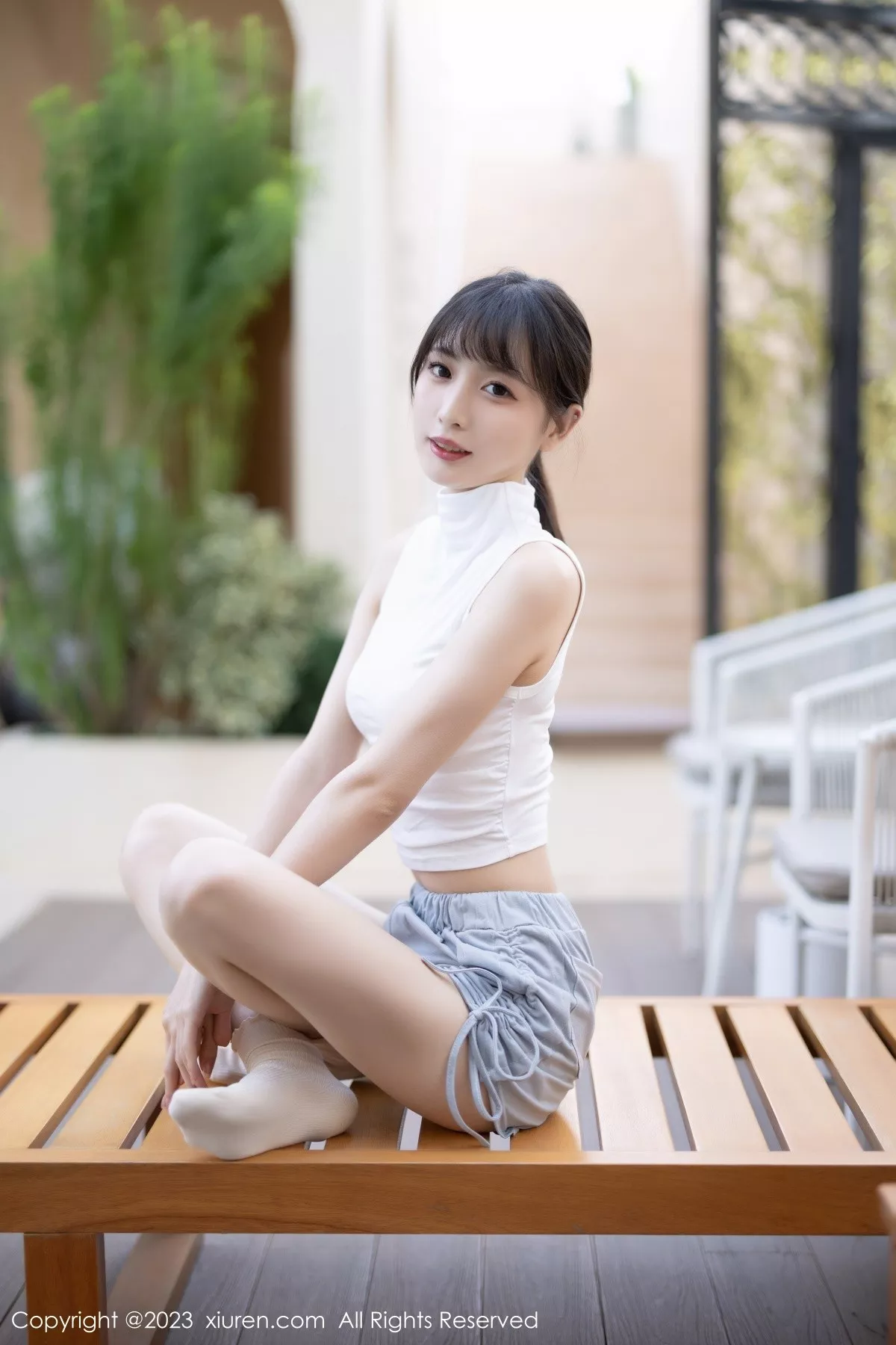 秀人集.com_[XiuRen秀人网]No.6455_模特林星阑蓝灰色连衣短裙露米色蕾丝内衣秀曼妙身姿诱惑写真83P