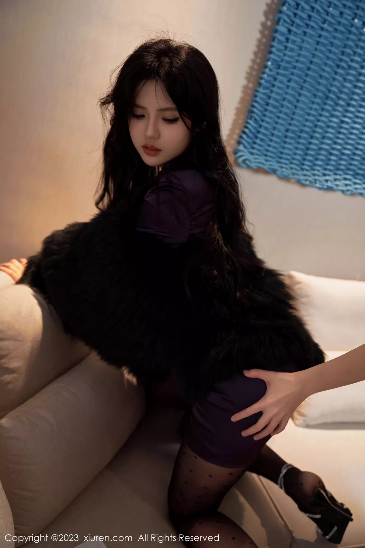 秀人集.com_[XiuRen秀人网]No.6649_模特浅浅Danny私房性感紫色服配黑丝裤袜秀曼妙身姿诱惑写真101P