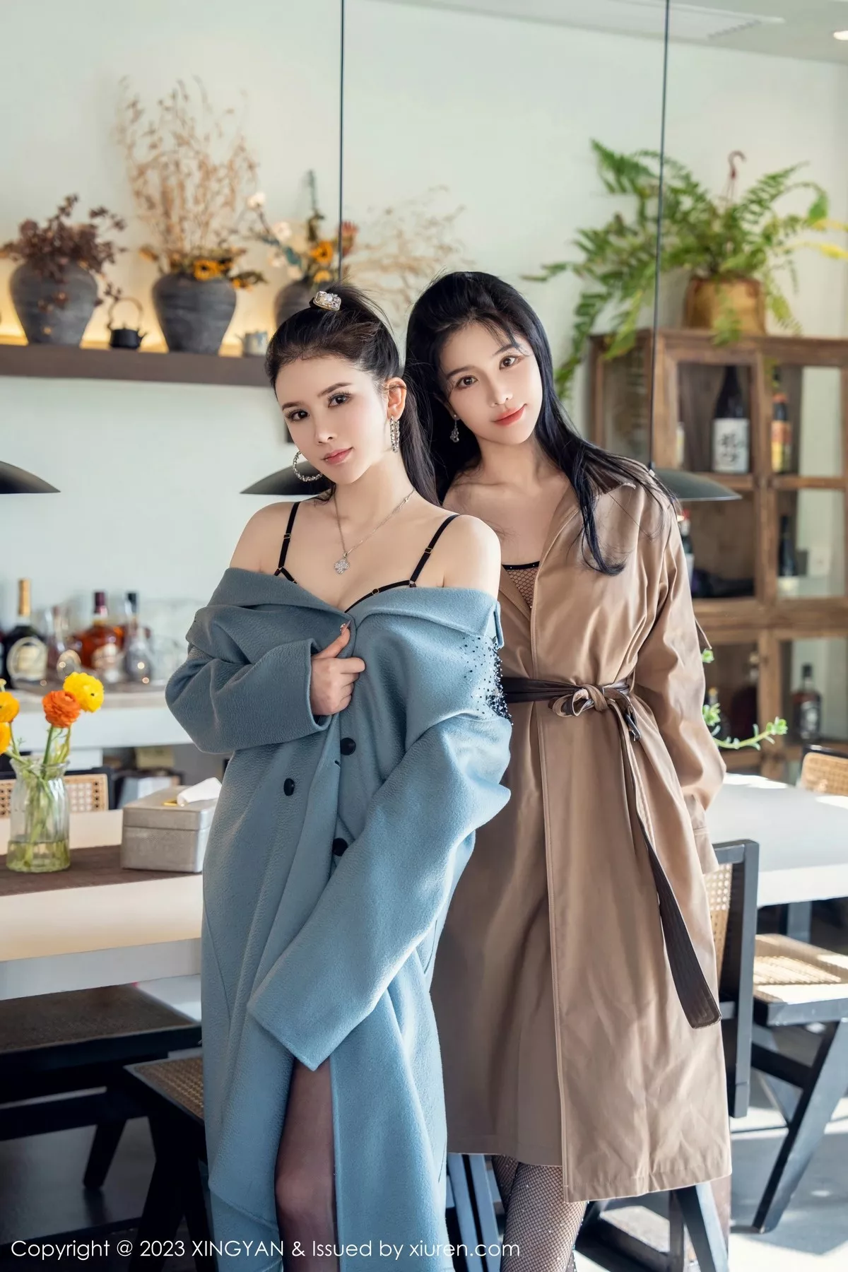 秀人集.com_[XINGYAN星颜社]VOL.192_女神刘钰儿＆李丽莎合集性感轻透黑色情趣服秀惹火身材诱惑写真80P