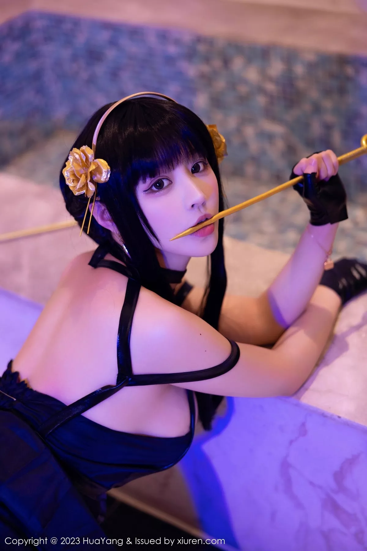 秀人集.com_[HuaYang花漾]Vol.534_女神朱可儿Flora性感黑色连衣裙配超薄黑丝秀丰满身材诱惑写真75P