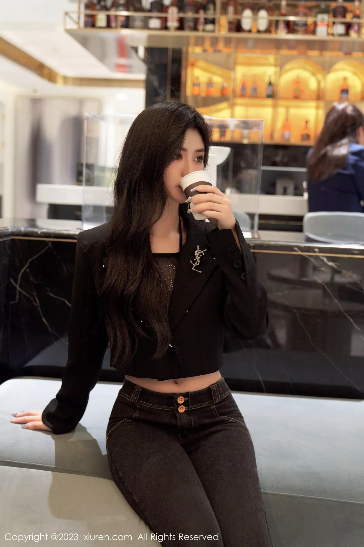 秀人集.com_[XiuRen秀人网]No.6874_模特浅浅Danny性感黑色轻透内衣配超薄肉丝秀丰腴身姿诱惑写真89P