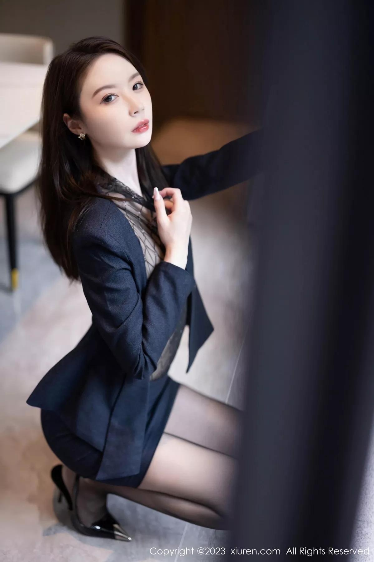 秀人集.com_[XiuRen秀人网]No.6914_模特梦心玥性感黑色轻透薄纱高开服饰秀高挑曼妙身姿诱惑写真89P