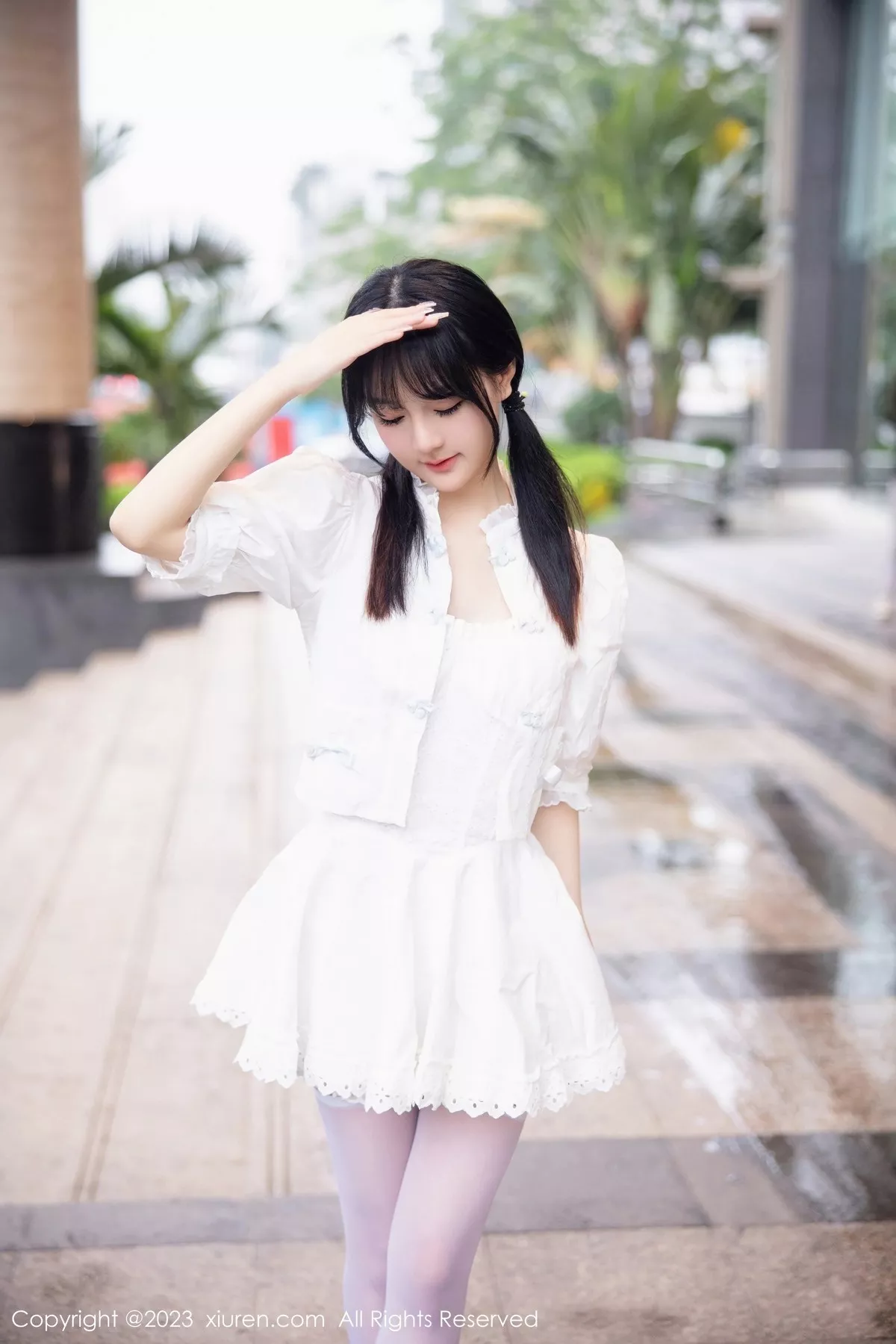 秀人集.com_[XiuRen秀人网]No.6933_模特幼幼白色连衣短裙露性感粉色情趣内衣秀完美身材诱惑写真83P