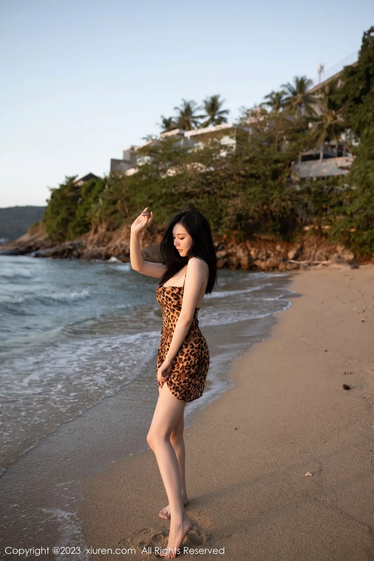 秀人集.com_[XiuRen秀人网]No.6787_模特安然anran性感豹纹服+黑色轻透连体衣秀完美身材诱惑写真81P