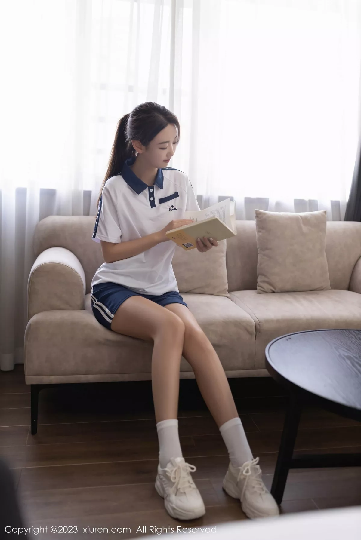 秀人集.com_[XiuRen秀人网]No.7091_模特唐安琪性感白色学妹装露白色蕾丝内衣秀曼妙身姿诱惑写真80P