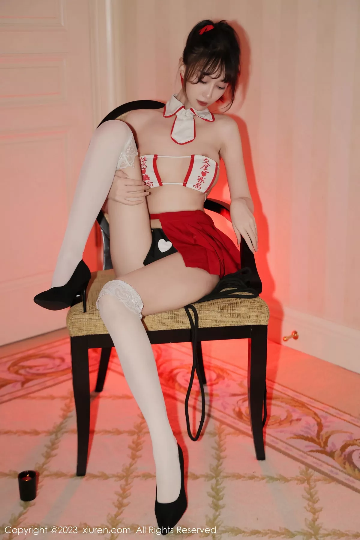 秀人集.com_[XiuRen秀人网]No.7154_模特玥儿玥er性感日系风情趣内衣配白丝袜秀完美身材诱惑写真54P