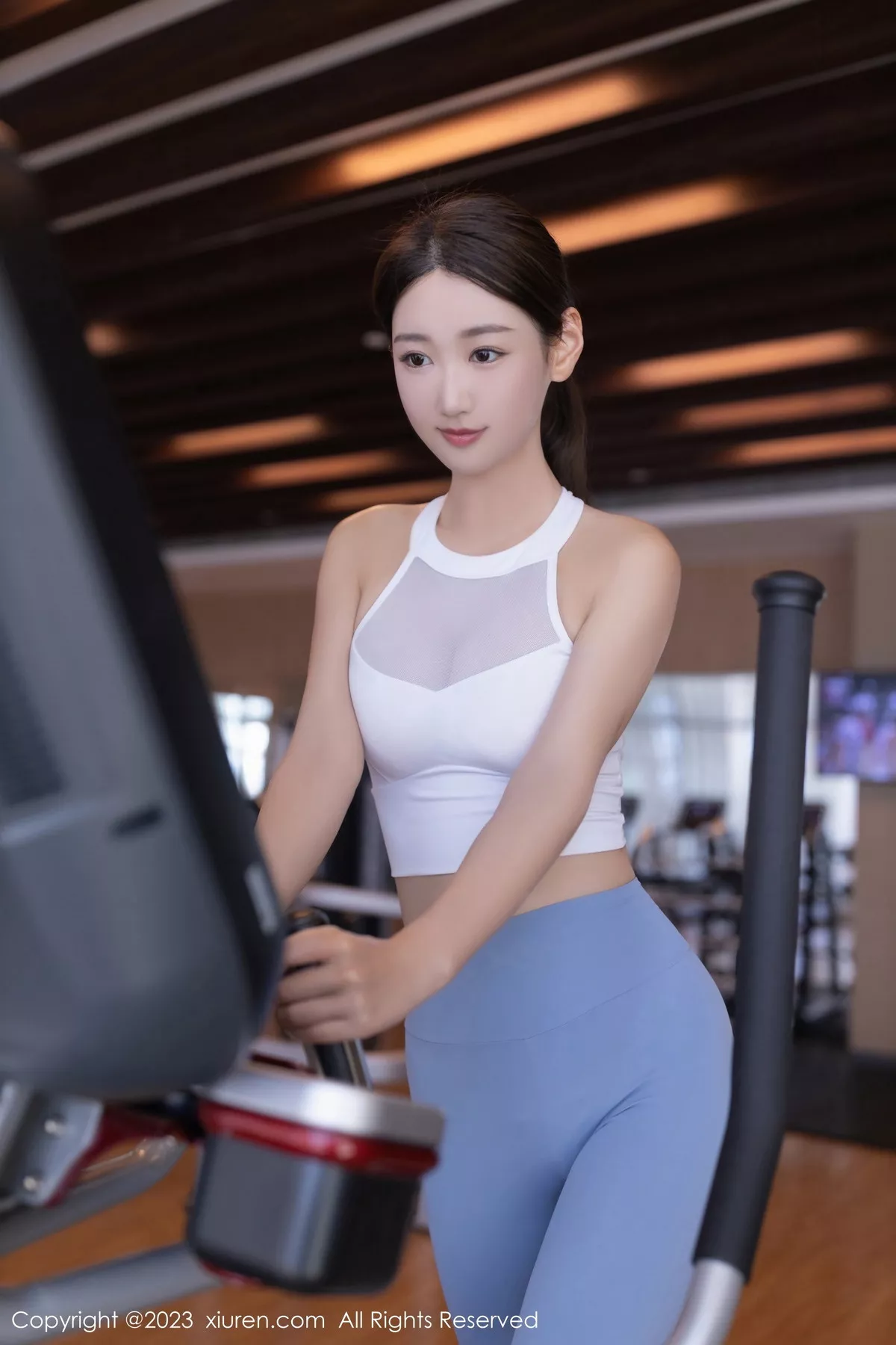 秀人集.com_[XiuRen秀人网]No.7197_模特唐安琪健身房场景性感紧身运动服秀曼妙身姿迷人诱惑写真80P