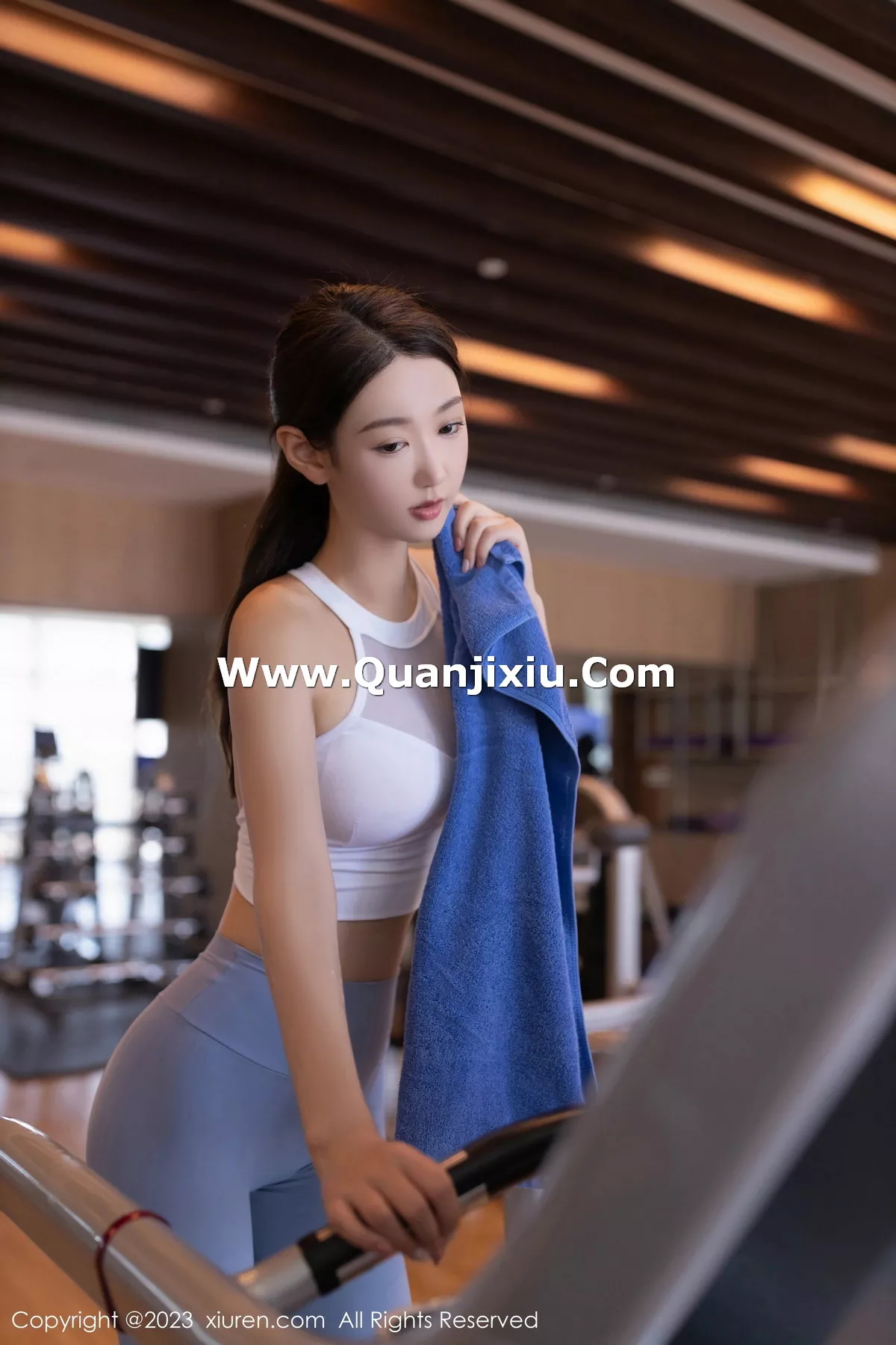 秀人集.com_[XiuRen秀人网]No.7197_模特唐安琪健身房场景性感紧身运动服秀曼妙身姿迷人诱惑写真80P