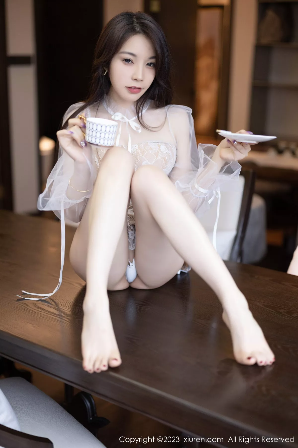 秀人集.com_[XiuRen秀人网]No.7112_女神徐莉芝Booty性感浅色连衣短裙露白色蕾丝内衣完美诱惑写真88P