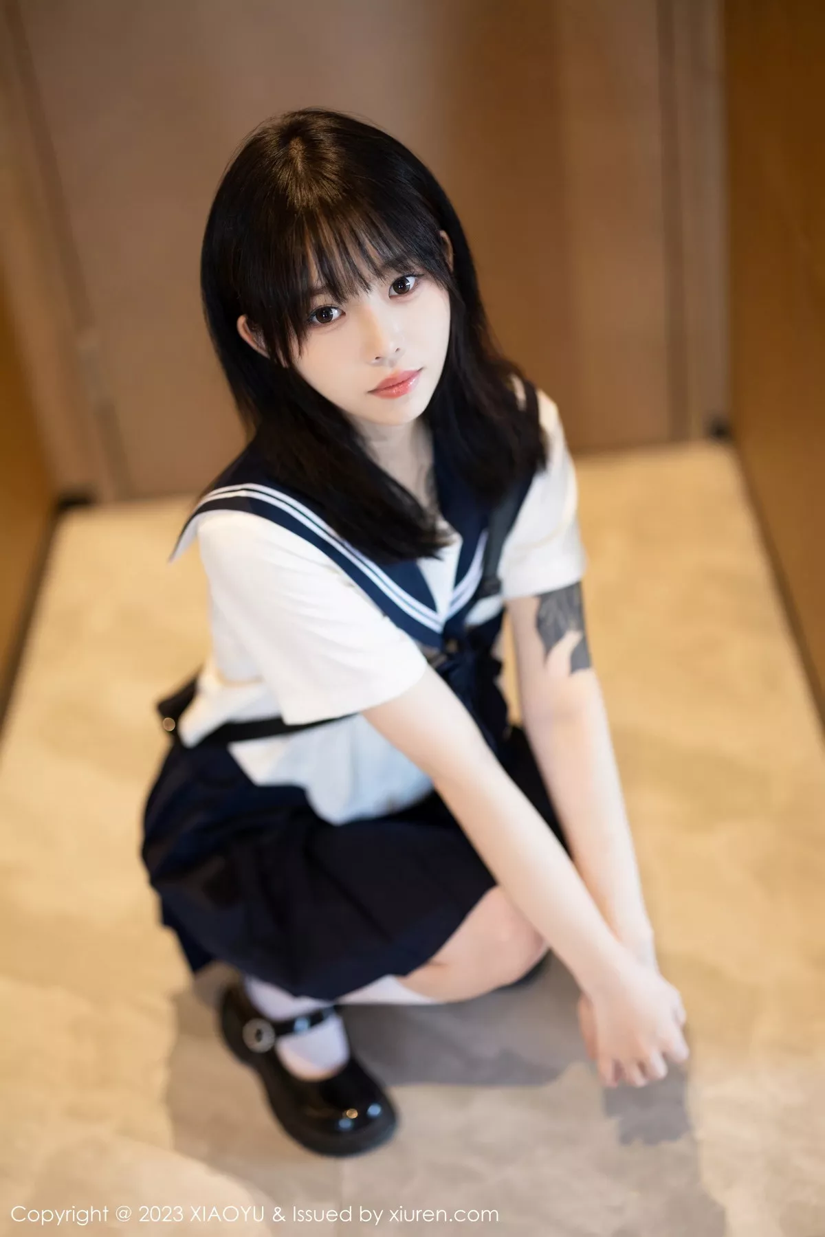秀人集.com_[XiaoYu画语界]Vol.1087_模特奶瓶性感白色学妹服饰露白色情趣内衣秀曼妙身姿诱惑写真88P