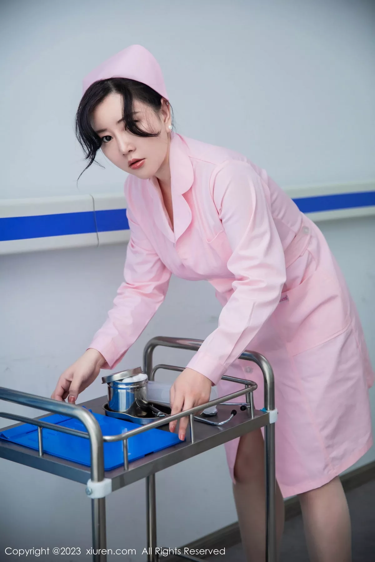 秀人集.com_[XiuRen秀人网]No.7199_模特王婉悠Queen粉色情趣护士服配白丝吊袜秀丰满身材诱惑写真81P