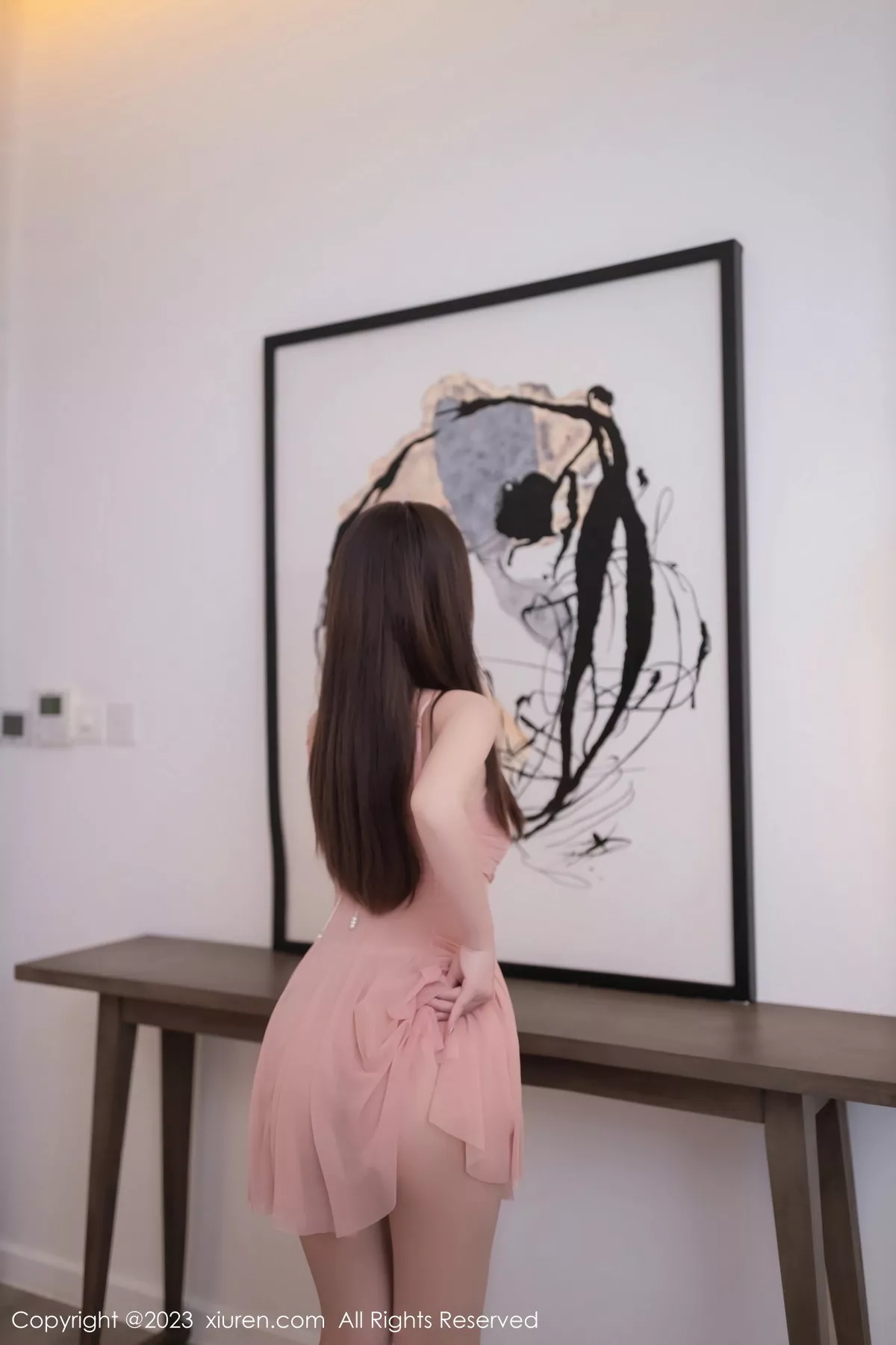 秀人集.com_[XiuRen秀人网]No.7206_模特杏子Yada性感粉色薄纱睡裙配原色丝袜秀曼妙身姿诱惑写真78P