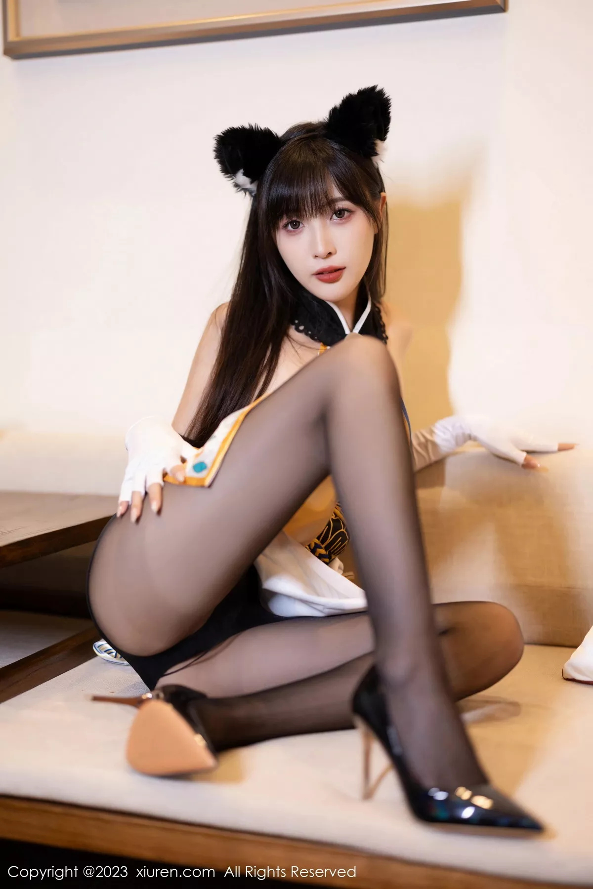 秀人集.com_[XiuRen秀人网]No.7231_模特林星阑性感连衣短裙+豹纹内衣配白丝袜秀曼妙身姿诱惑写真90P