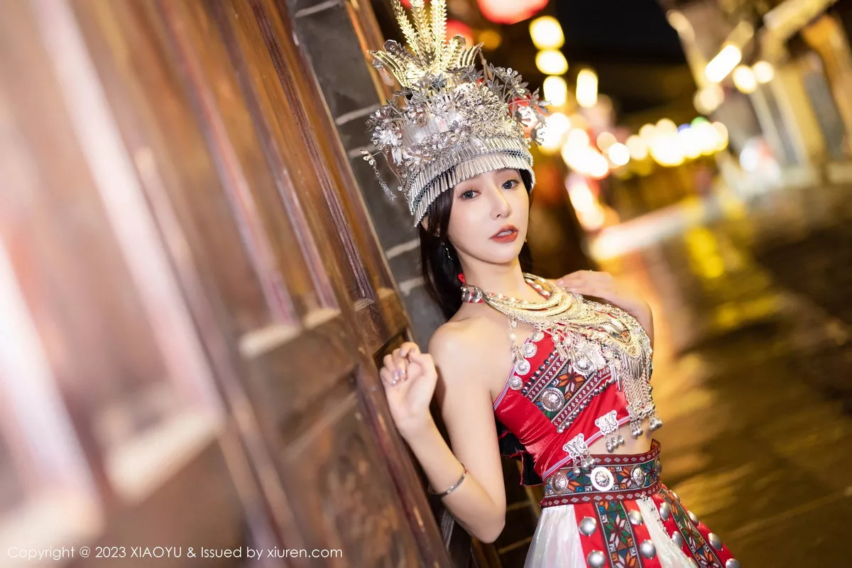 秀人集.com_[XiaoYu画语界]Vol.1091_女神王馨瑶yanni性感黑色薄纱服配开档黑丝秀曼妙身姿诱惑写真82P