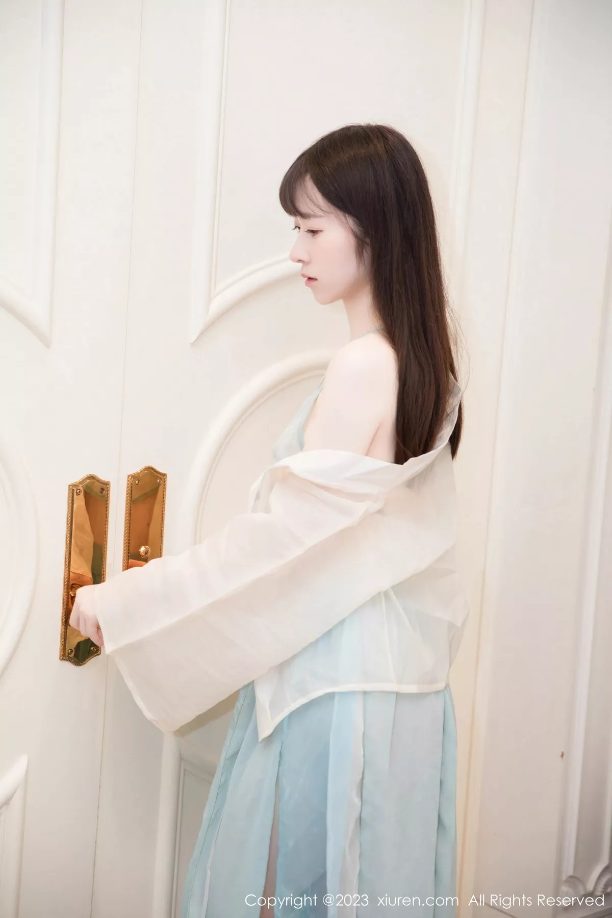 秀人集.com_[XiuRen秀人网]No.7321_模特林悠悠私房性感淡蓝薄透古装服饰秀惹火身材撩人诱惑写真86P