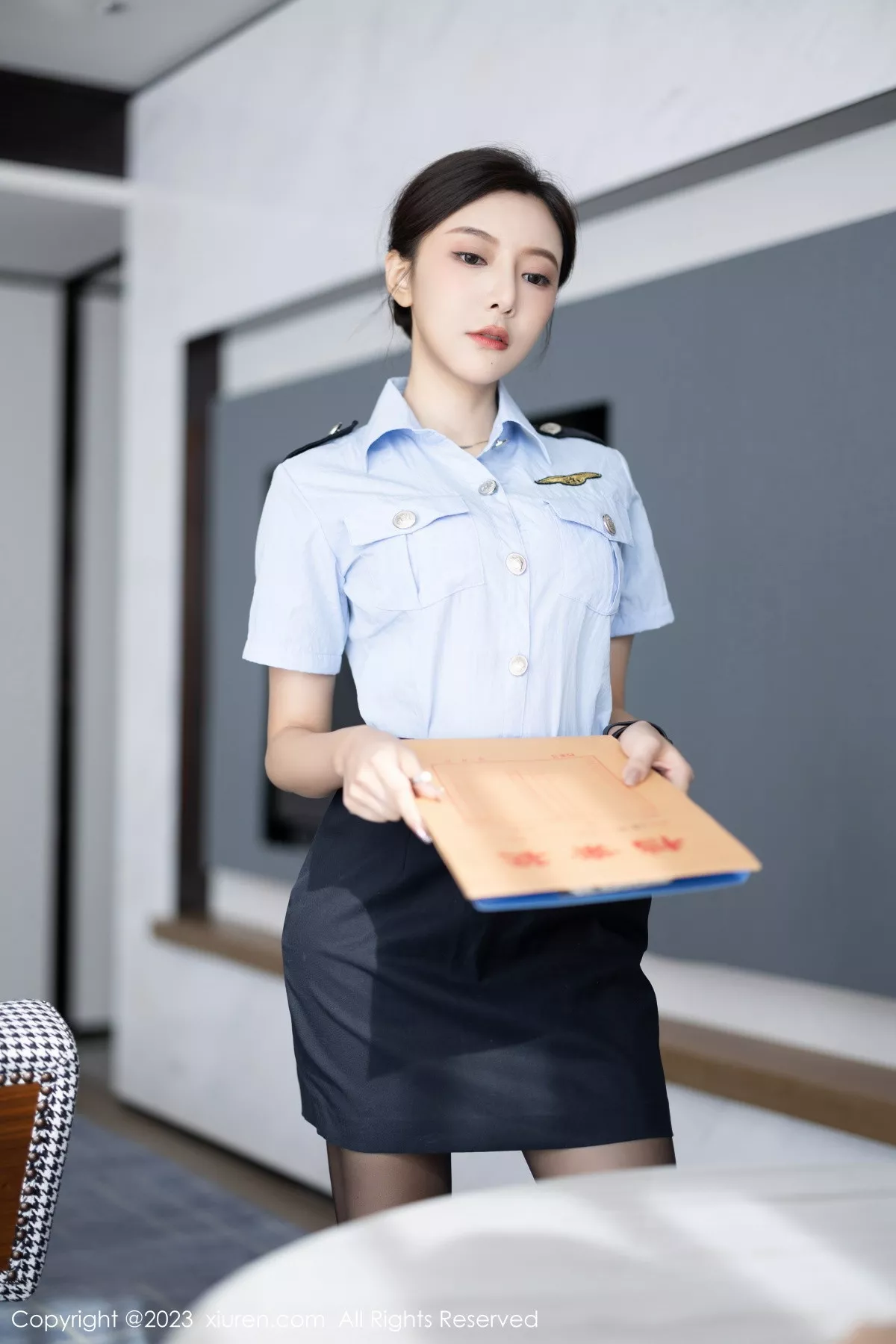 秀人集.com_[XiuRen秀人网]No.7340_女神王馨瑶yanni性感女警制服露黑色蕾丝内衣秀惹火身材诱惑写真82P