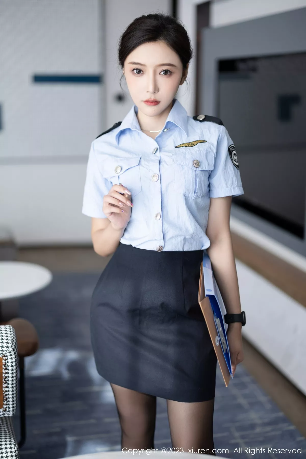 秀人集.com_[XiuRen秀人网]No.7340_女神王馨瑶yanni性感女警制服露黑色蕾丝内衣秀惹火身材诱惑写真82P