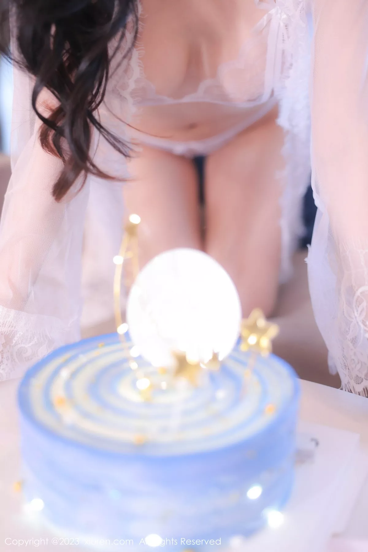 秀人集.com_[XiuRen秀人网]No.7348_模特幼幼性感白色网纱服饰露白色蕾丝内衣秀完美身材诱惑写真80P