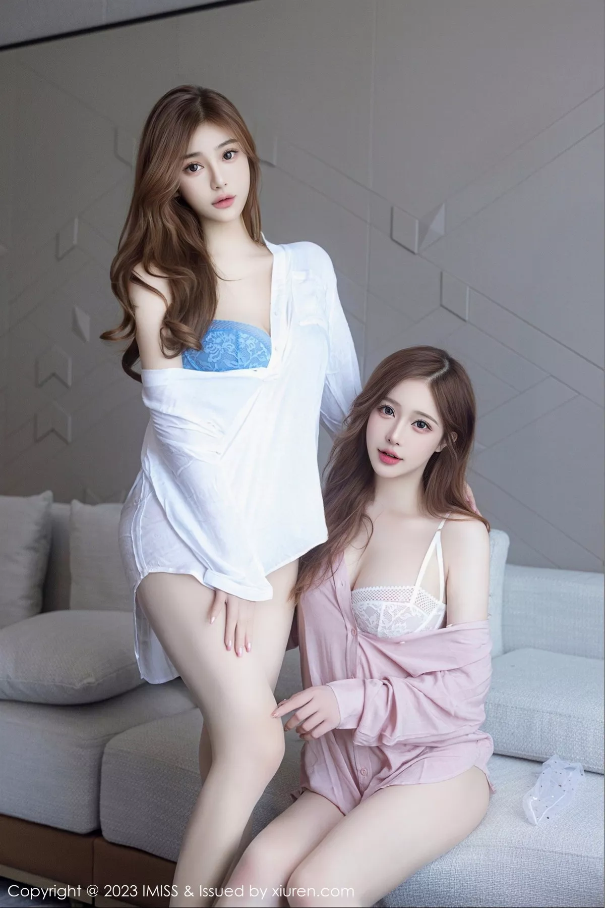 秀人集.com_[IMISS爱蜜社]Vol.753_最新合集模特Lavinia肉私房姐妹花性感内衣配超薄肉丝诱惑写真61P