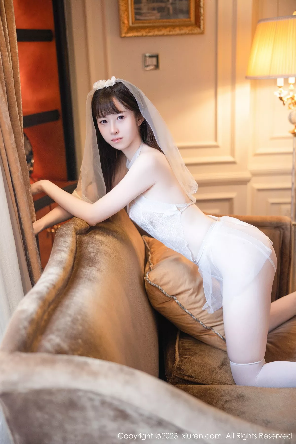 秀人集.com_[XiuRen秀人网]No.7421_模特林悠悠性感白色情趣婚纱服饰配白丝袜秀曼妙身姿诱惑写真82P