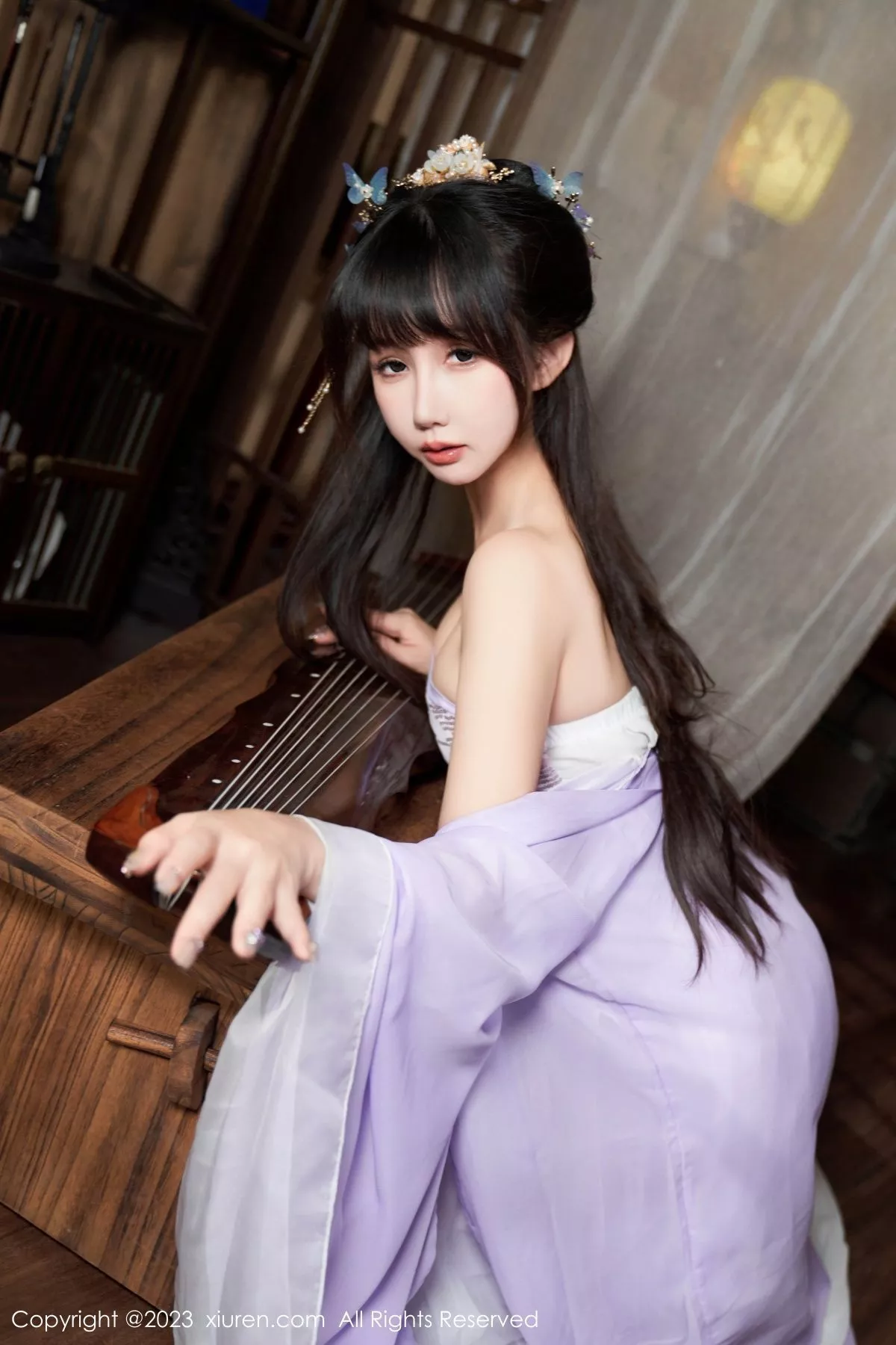 秀人集.com_[XiuRen秀人网]No.7442_模特波巧酱性感紫色薄纱情趣服配超薄肉丝秀完美身材诱惑写真85P