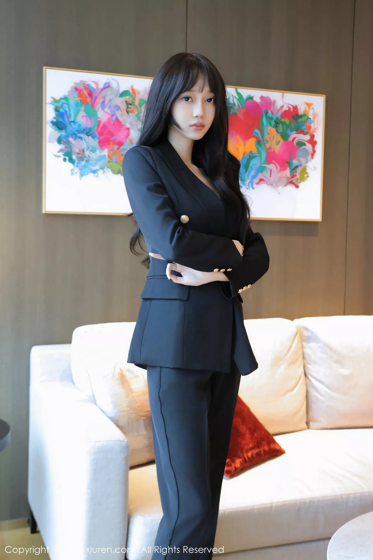 秀人集.com_[XiuRen秀人网]No.7502_模特玥儿玥er性感薄纱暖灰内衣配黑丝裤袜秀曼妙身姿诱惑写真78P