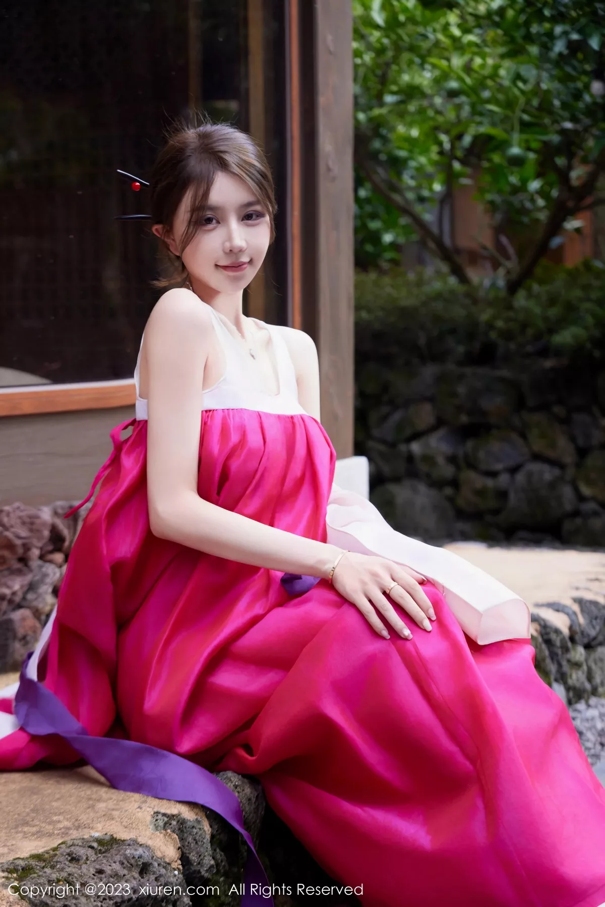 秀人集.com_[XiuRen秀人网]No.7522_模特tina_甜仔性感红色大长今服饰半脱秀凹凸身材惹火诱惑写真58P