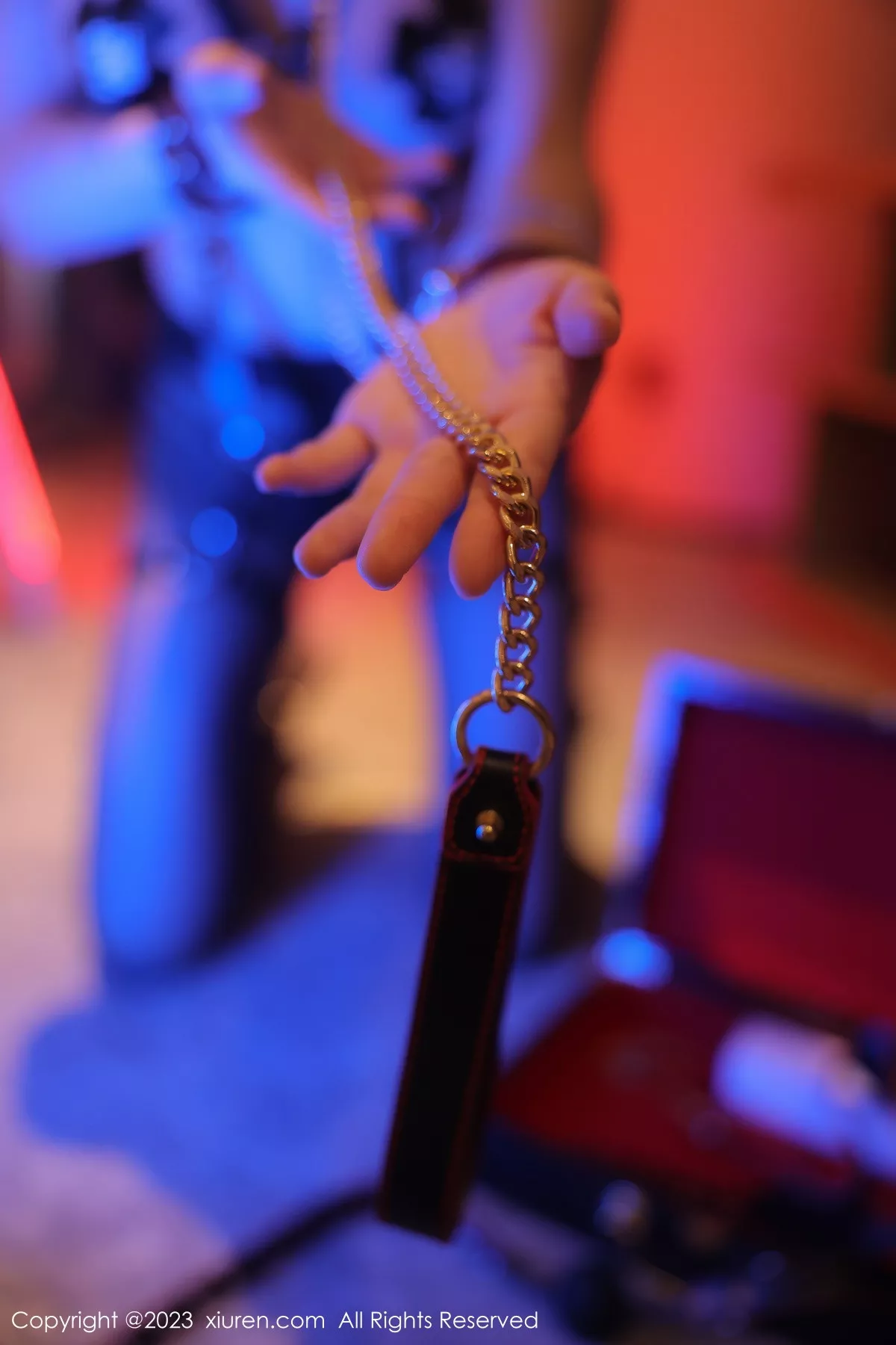 秀人集.com_[XiuRen秀人网]No.7583_模特唐宁宁性感黑色SM情趣服饰配超薄黑丝露豪乳遮点诱惑写真81P