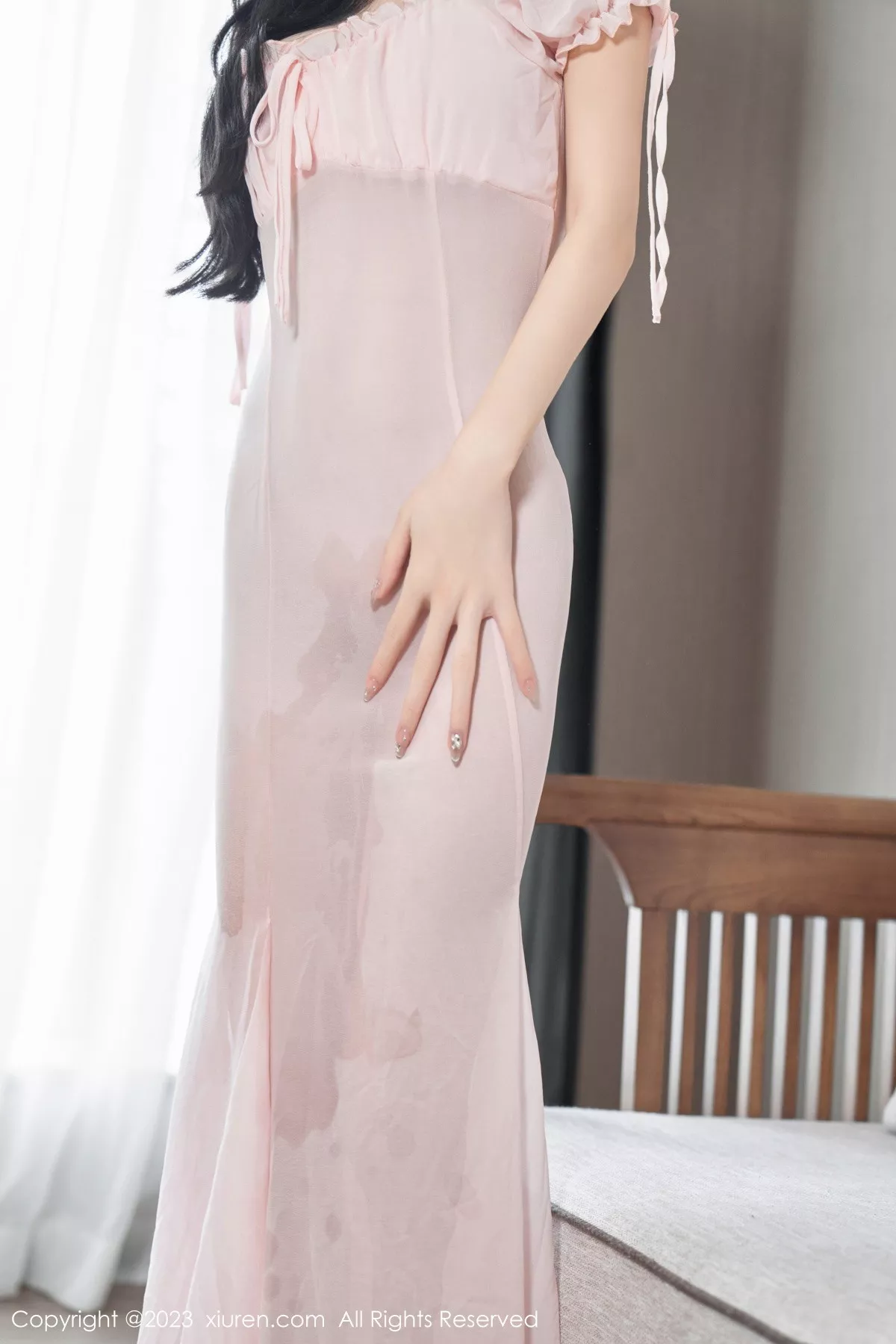 秀人集.com_[XiuRen秀人网]No.7615_女神周于希Sally私房性感粉色薄纱长裙透视秀惹火身材诱惑写真120P