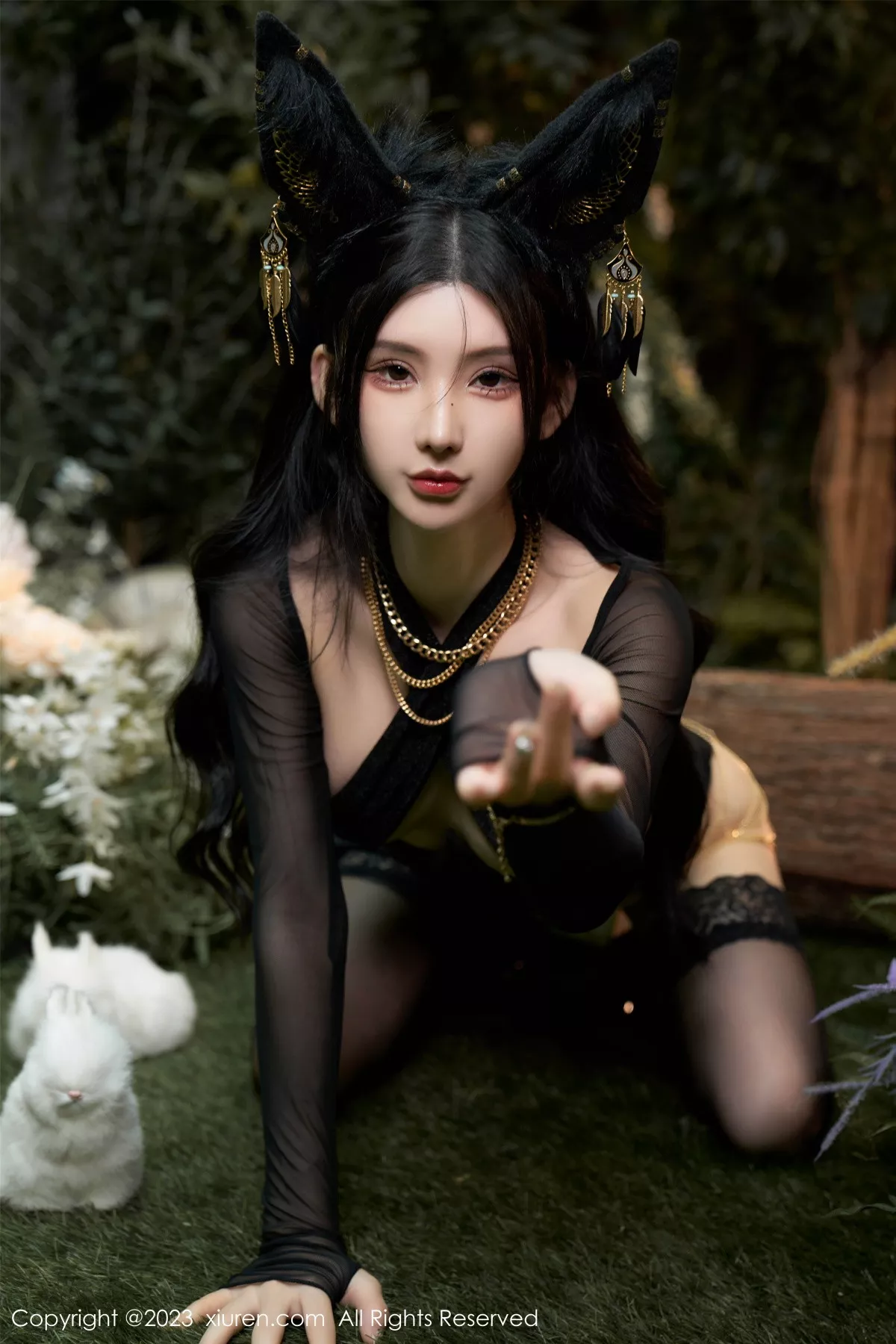 秀人集.com_[XiuRen秀人网]No.7580_女神周于希Sally万圣节主题性感黑色情趣服秀惹火身材诱惑写真103P