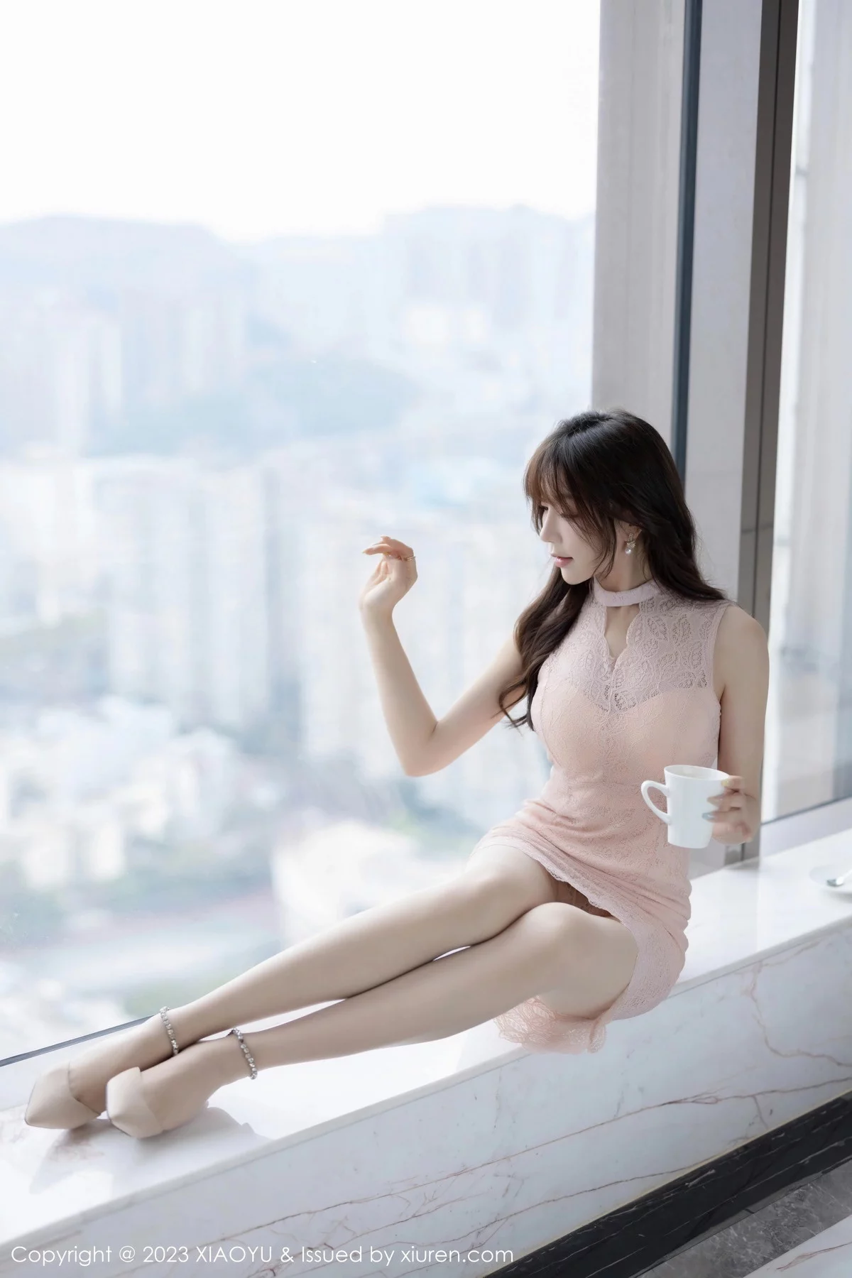 秀人集.com_[XiaoYu画语界]Vol.1162_女神徐莉芝Booty性感粉色连衣裙露粉色内衣秀曼妙身姿诱惑写真87P