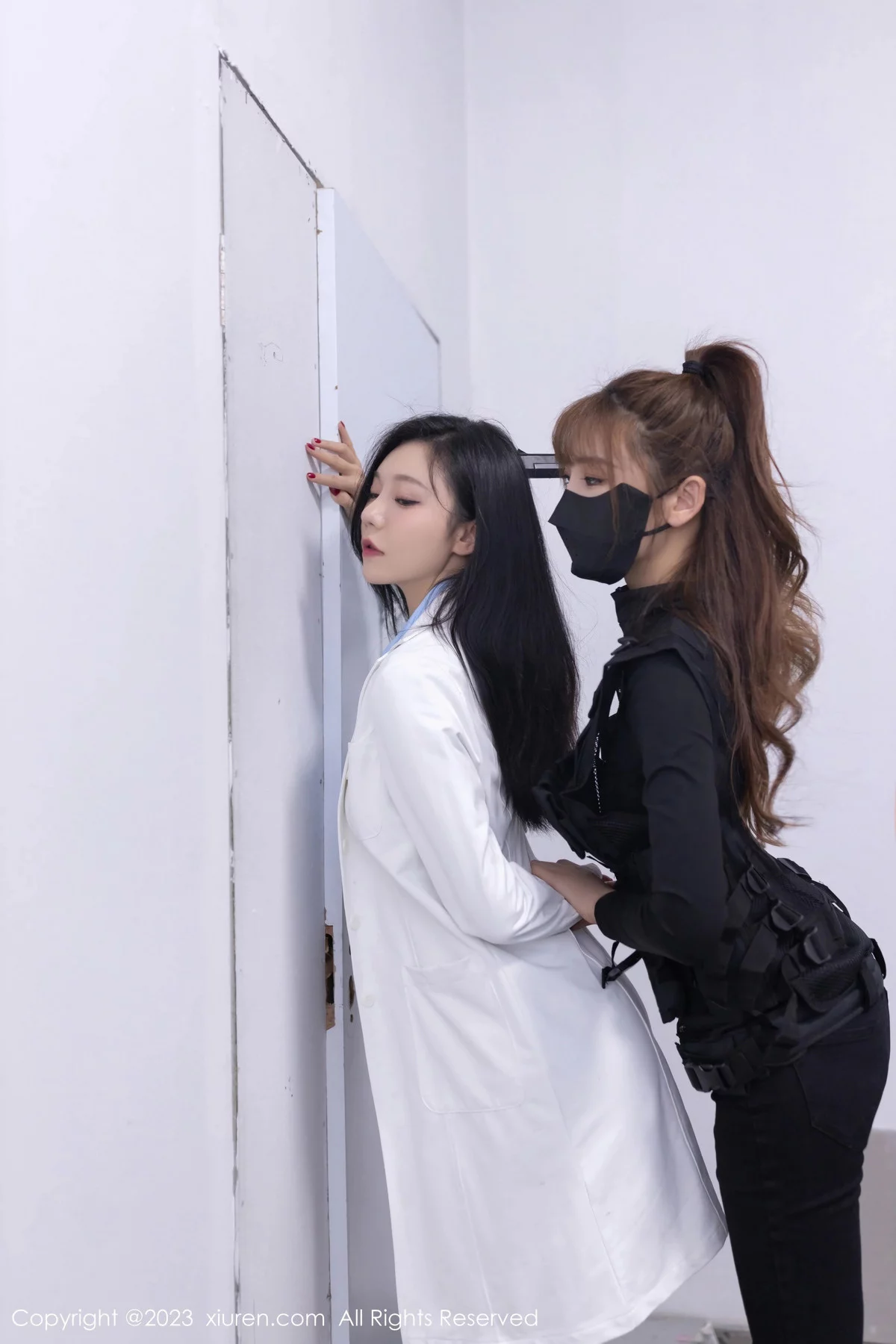 秀人集.com_[XiuRen秀人网]No.7885_模特合集陆萱萱@安然警察与医生角色剧情性感演绎完美诱惑写真79P