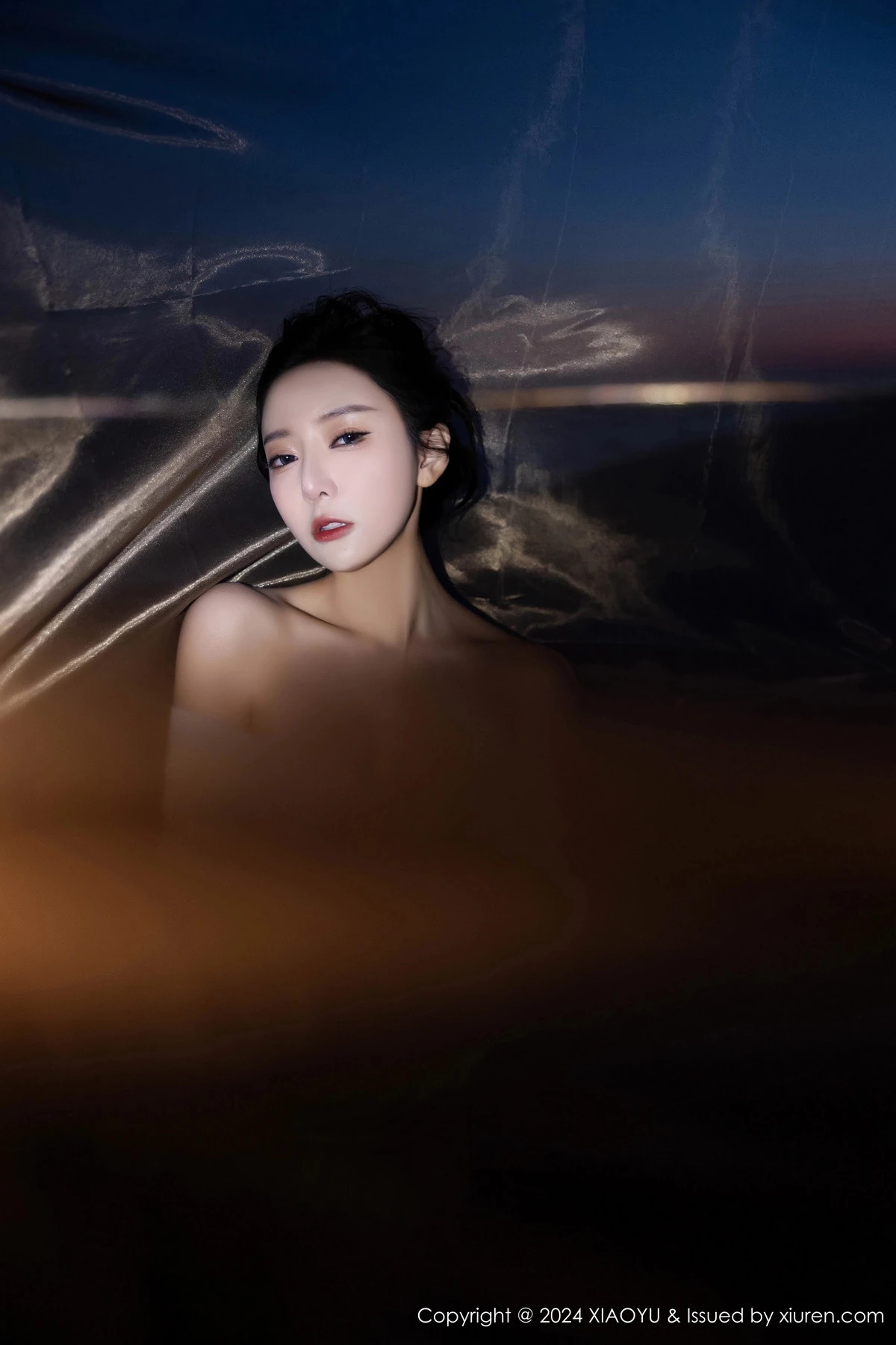 秀人集.com_[XiaoYu画语界]Vol.1200_女神王馨瑶yanni性感黑色情趣内衣配黑丝袜秀完美身材诱惑写真90P