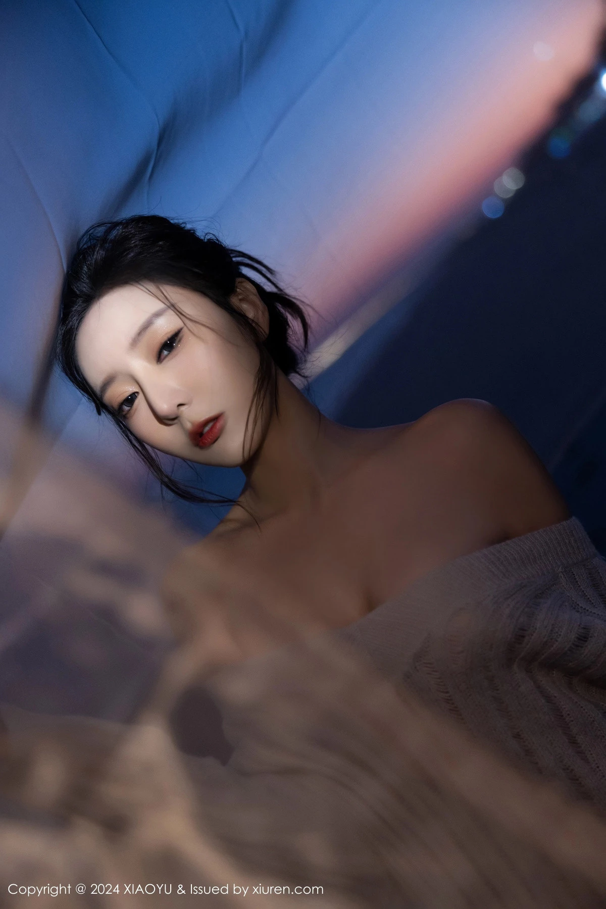 秀人集.com_[XiaoYu画语界]Vol.1200_女神王馨瑶yanni性感黑色情趣内衣配黑丝袜秀完美身材诱惑写真90P