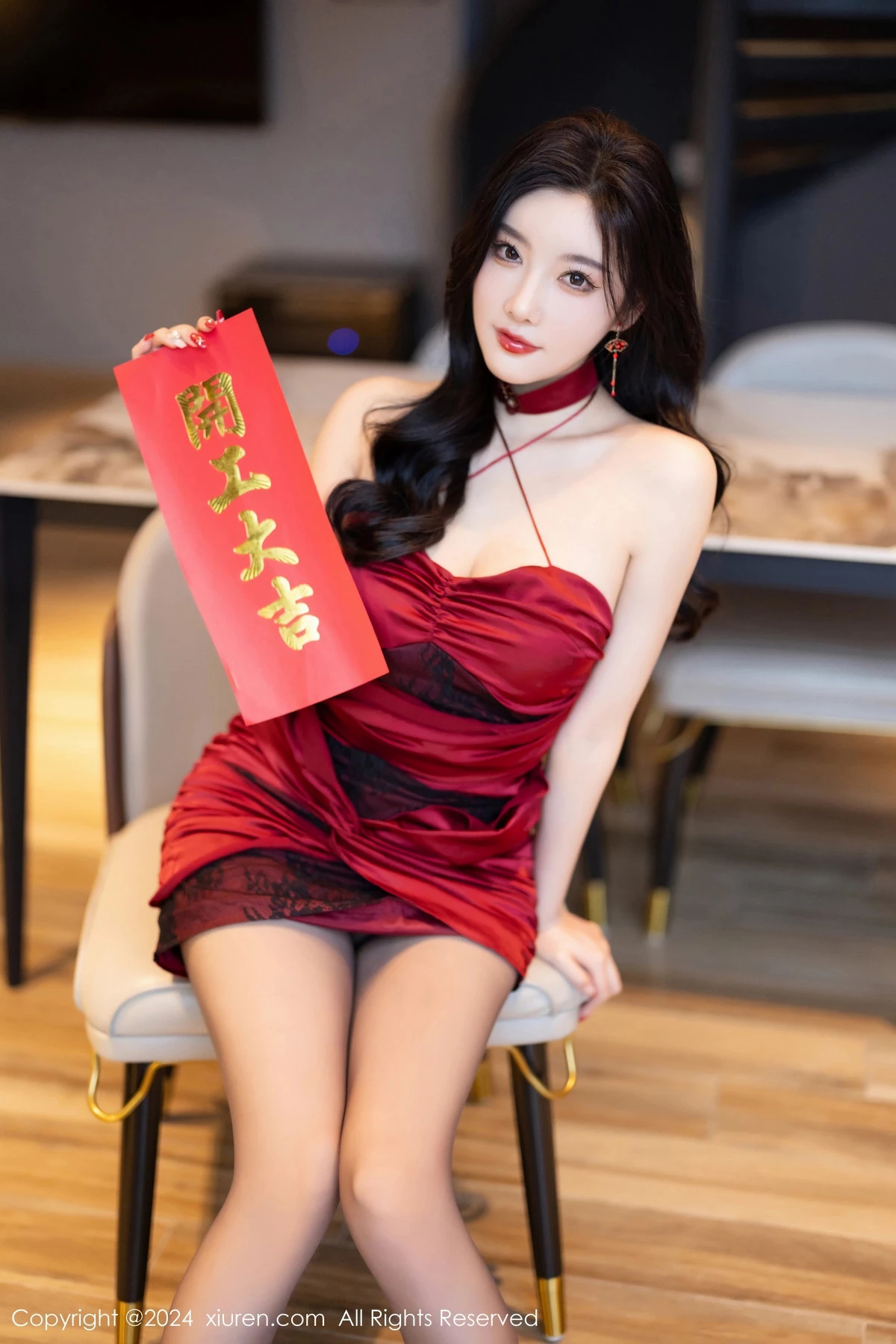 秀人集.com_[XiuRen秀人网]No.8103_女神杨晨晨Yome性感连衣短裙+红色蕾丝内衣秀完美身材诱惑写真85P