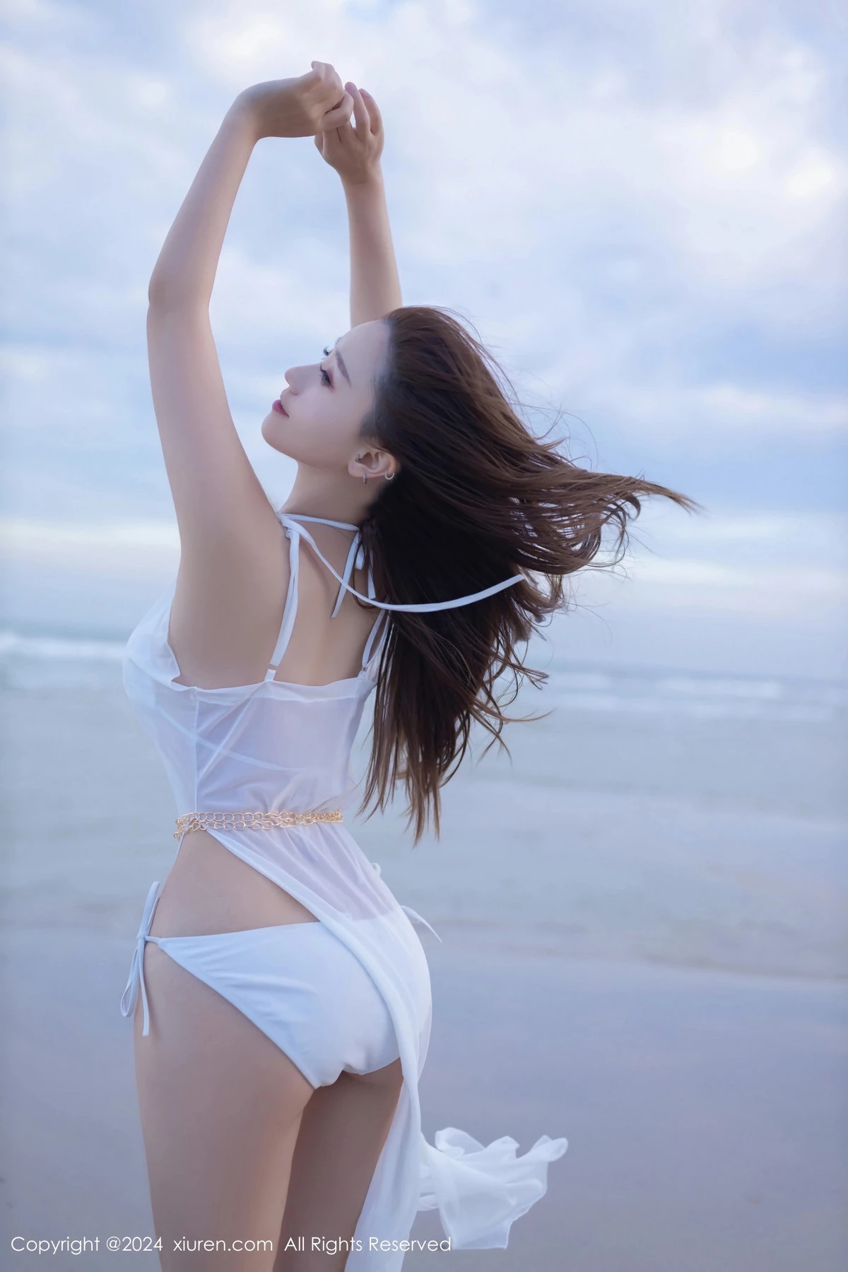 秀人集.com_[XiuRen秀人网]No.8123_模特杏子Yada户外性感白色比基尼服饰秀完美身材迷人诱惑写真81P