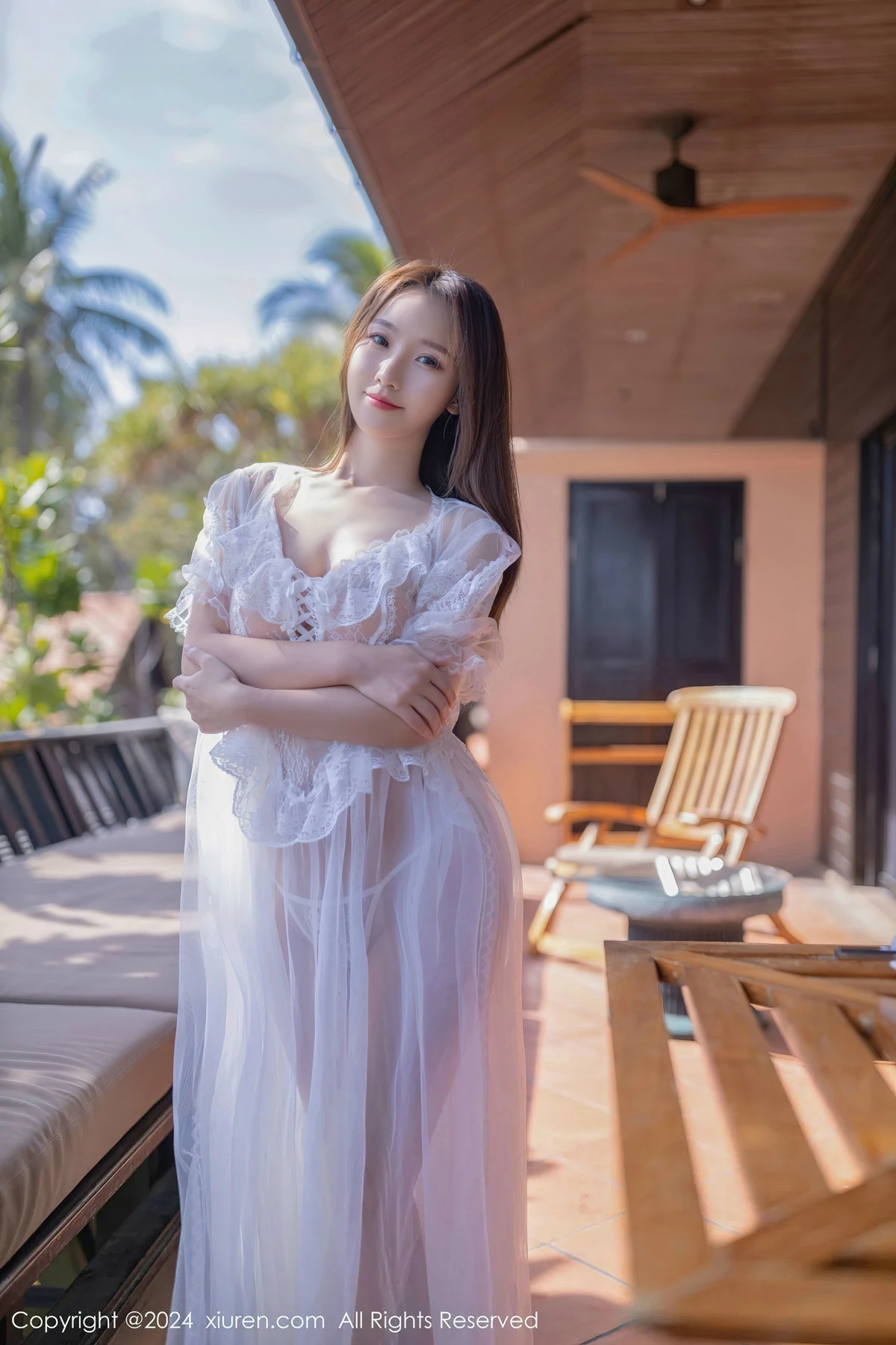 秀人集.com_[XiuRen秀人网]No.8302_模特杏子Yada性感白色薄纱长裙配超薄肉丝秀曼妙身姿诱惑写真81P