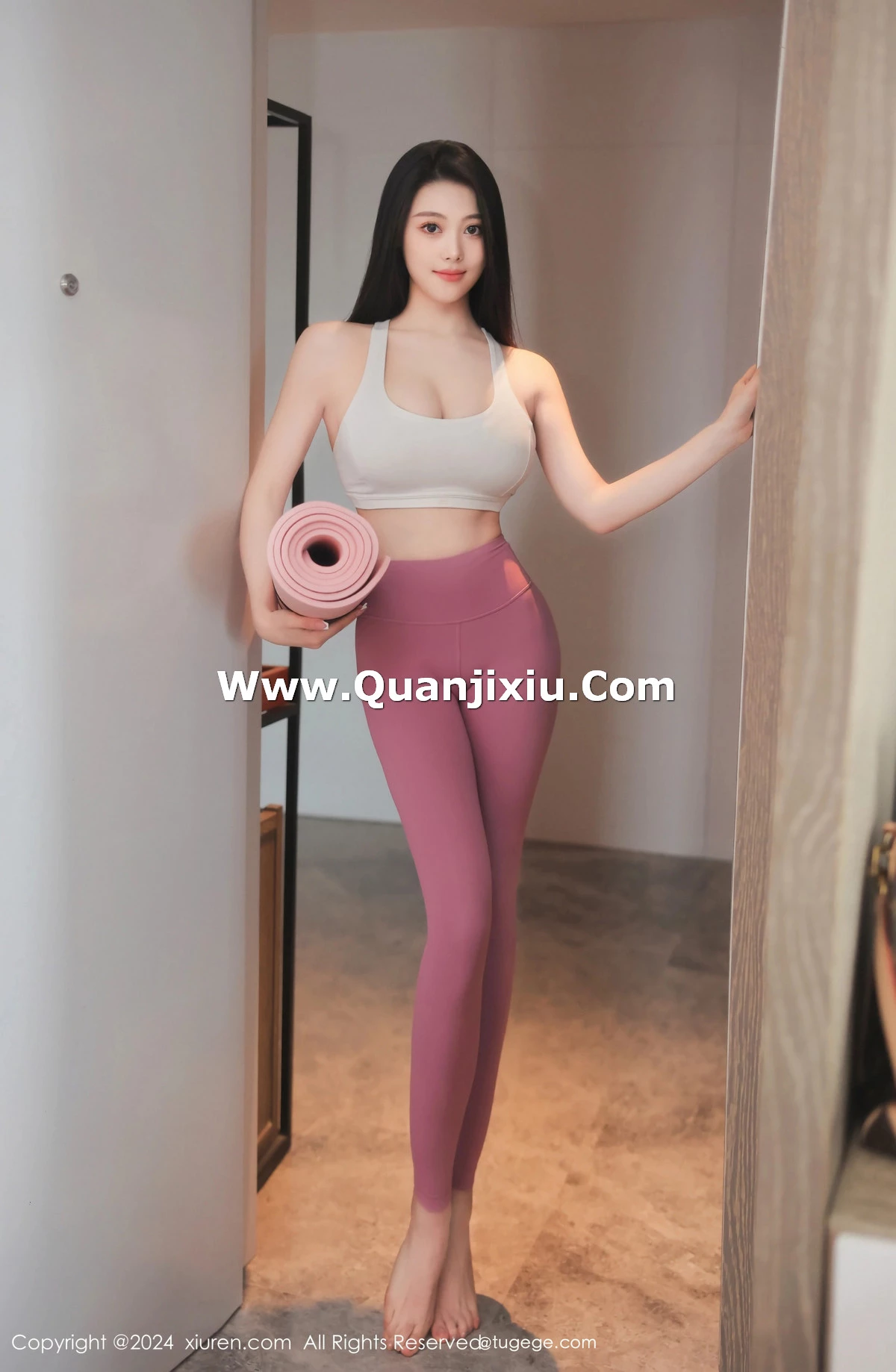 秀人集.com_[XiuRen秀人网]No.8336_新人模特清妙性感运动内衣配粉色瑜伽服紧身秀完美身材诱惑写真92P